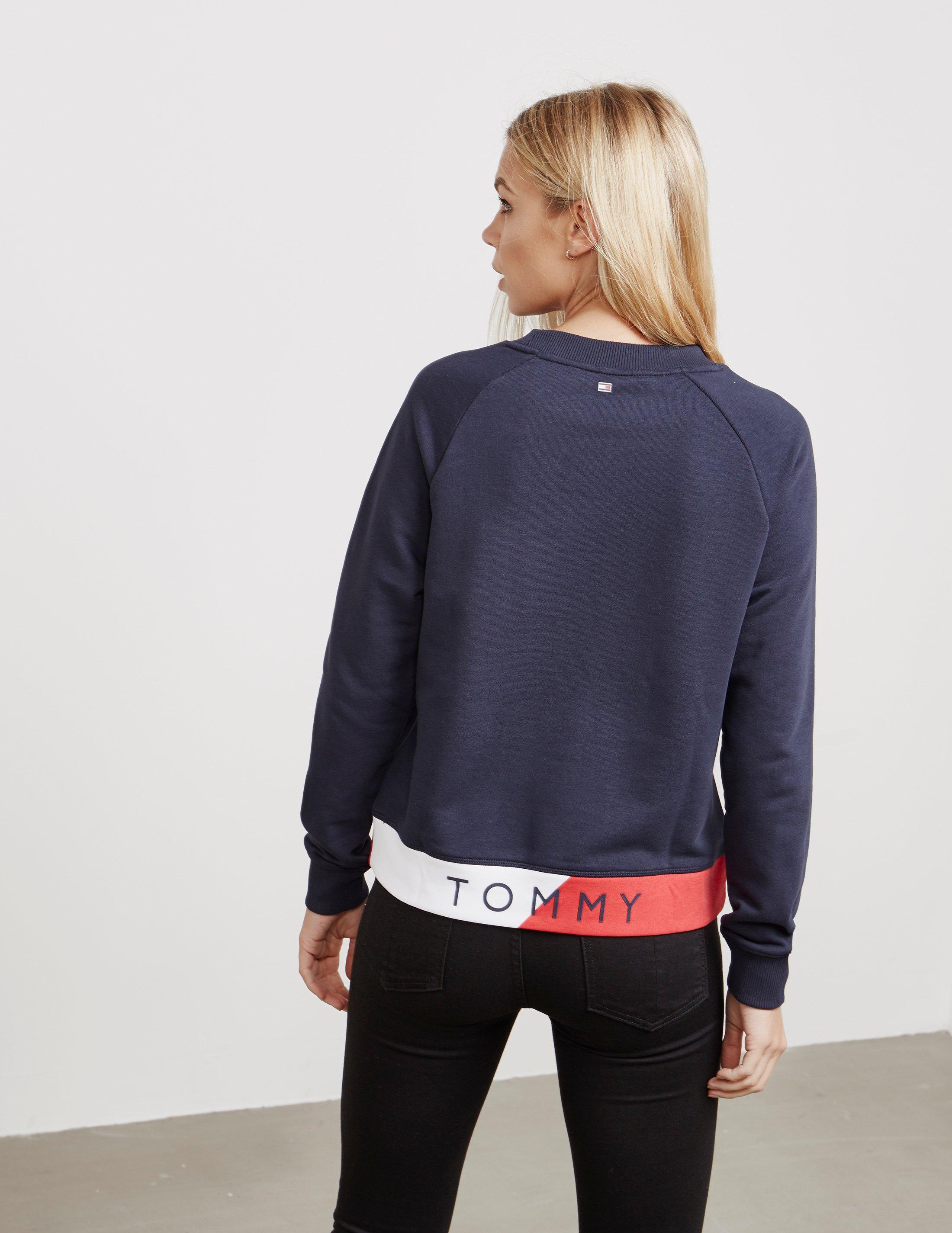 tommy hilfiger colour block jumper womens