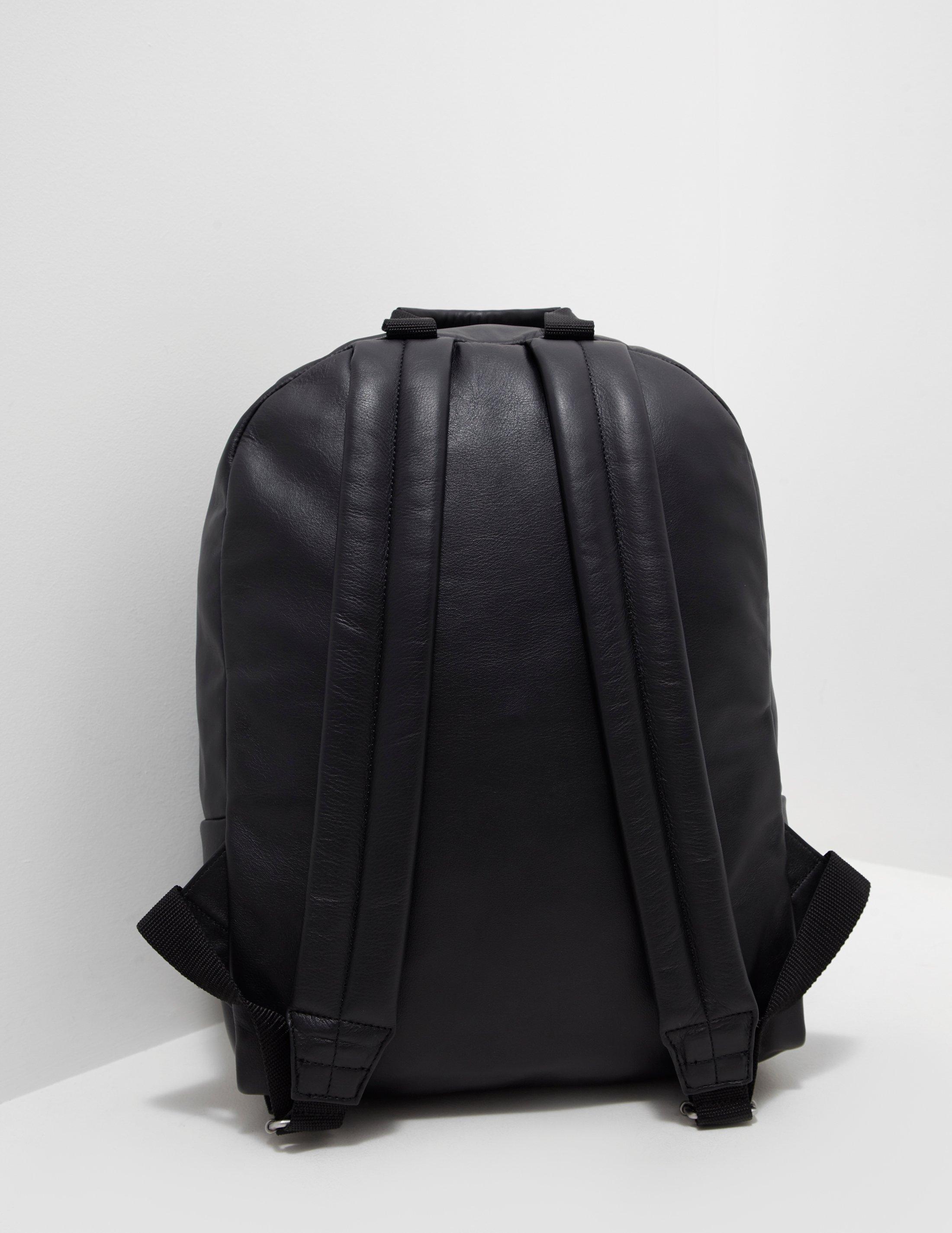 Maison Margiela Leather Backpack Black for Men | Lyst