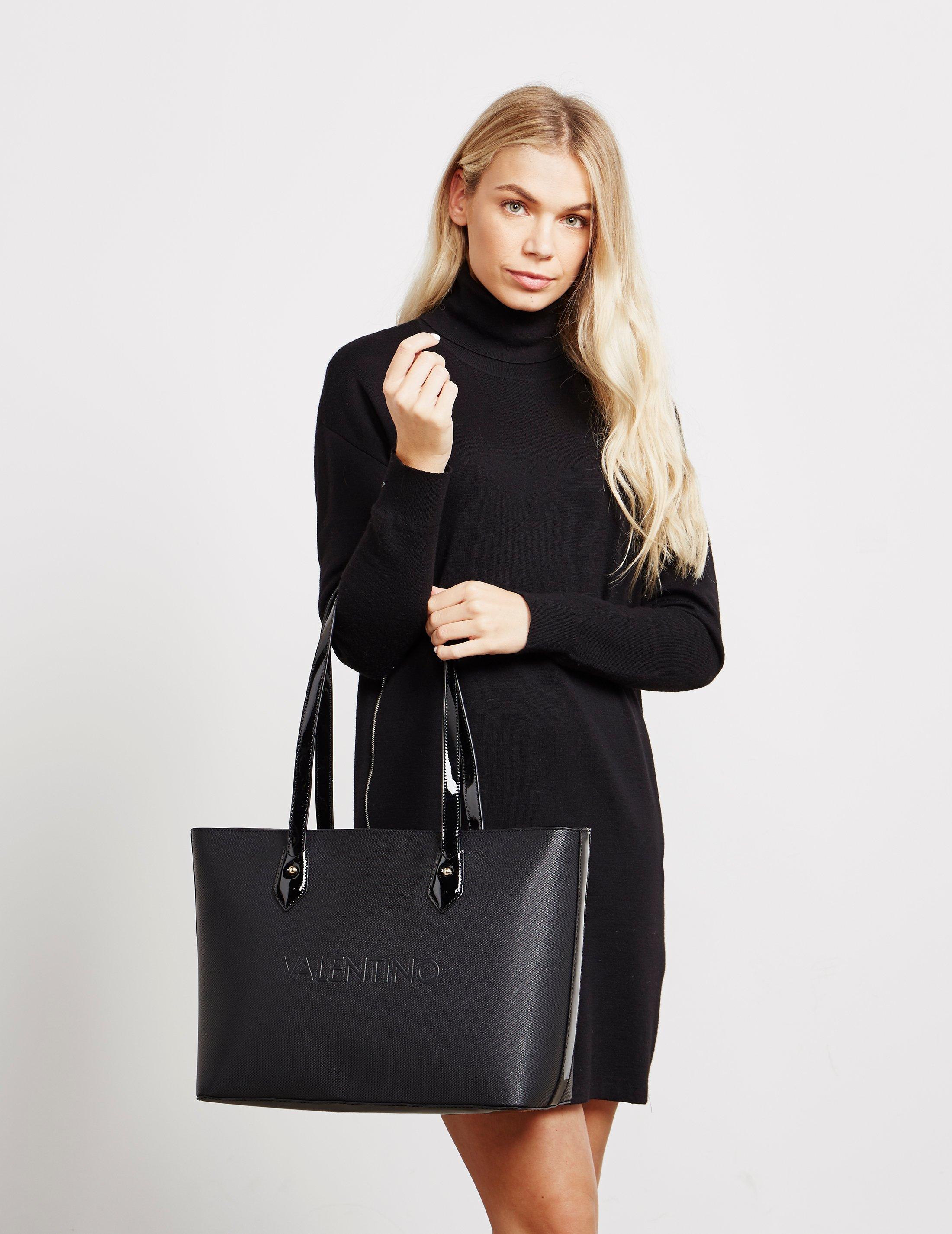 Buy Valentino Bags Black Olive Logo Shopper Tote Bag from the Next UK  online shop