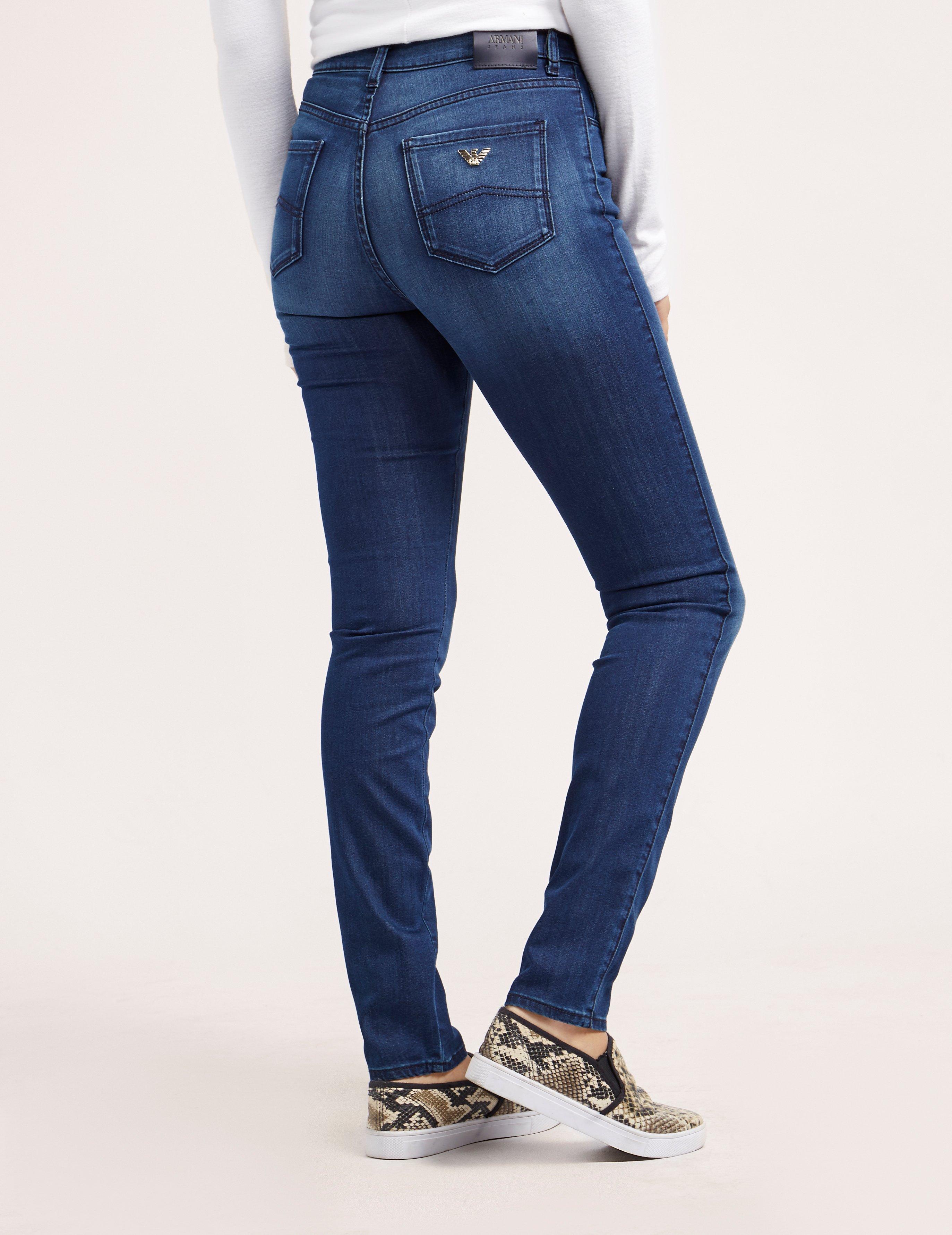 armani high waisted skinny jeans Off 57% - canerofset.com