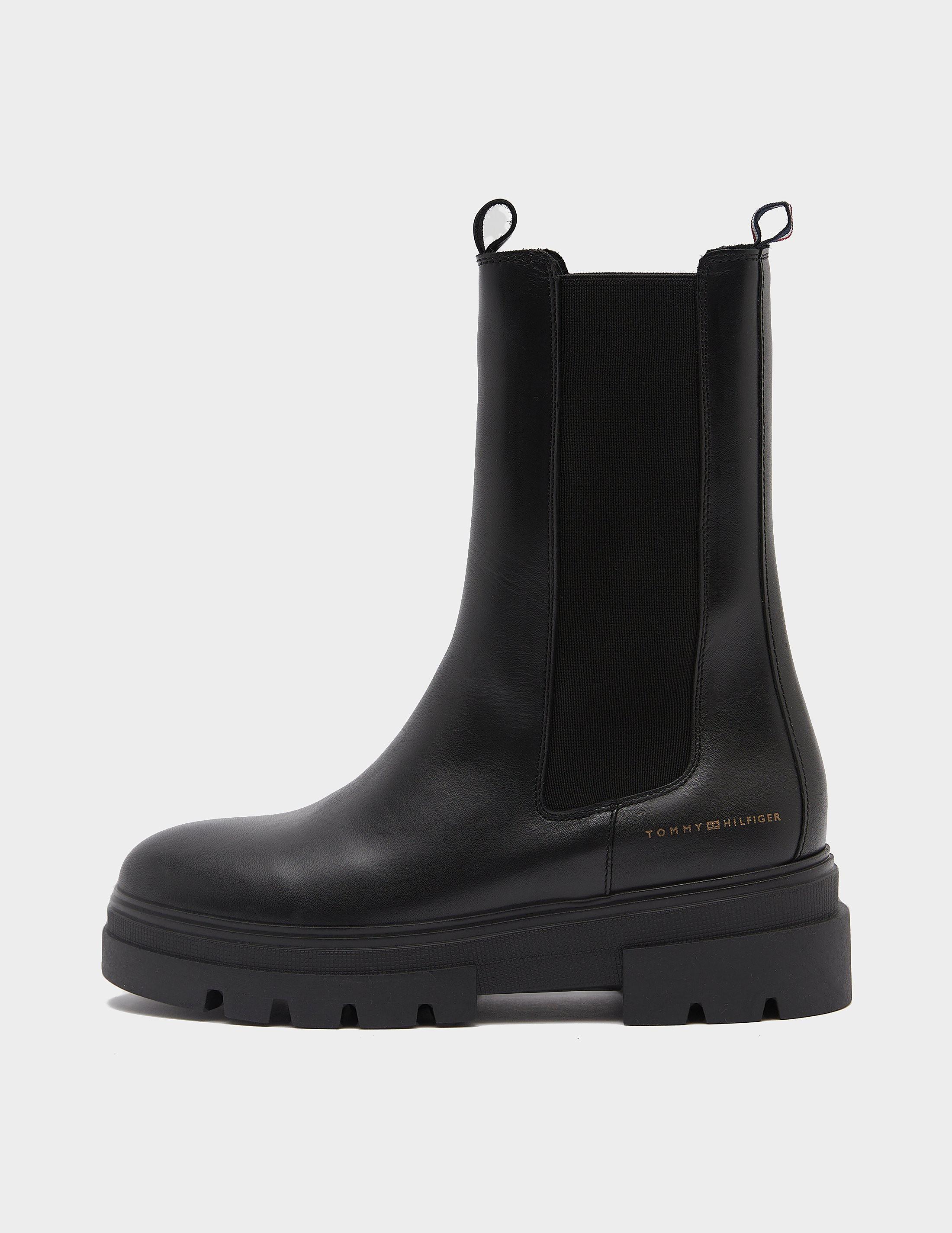 Tommy Hilfiger Monogram Chelsea Boots in Black | Lyst