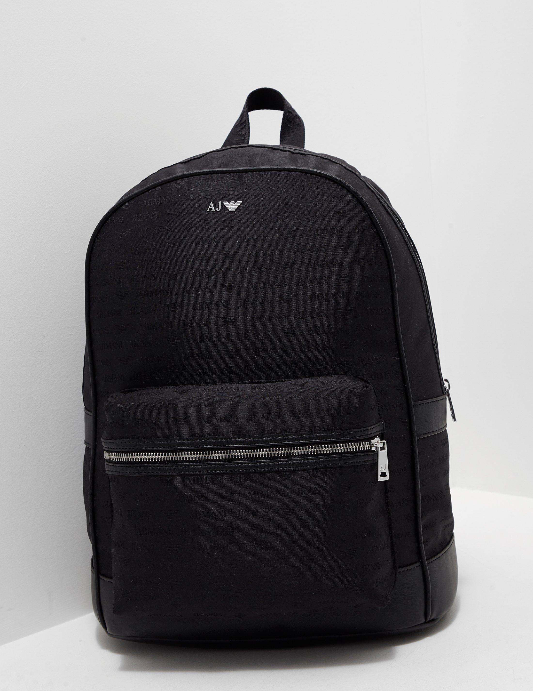 Armani Jeans Synthetic Mens Nylon Backpack Black, Black for Men - Lyst