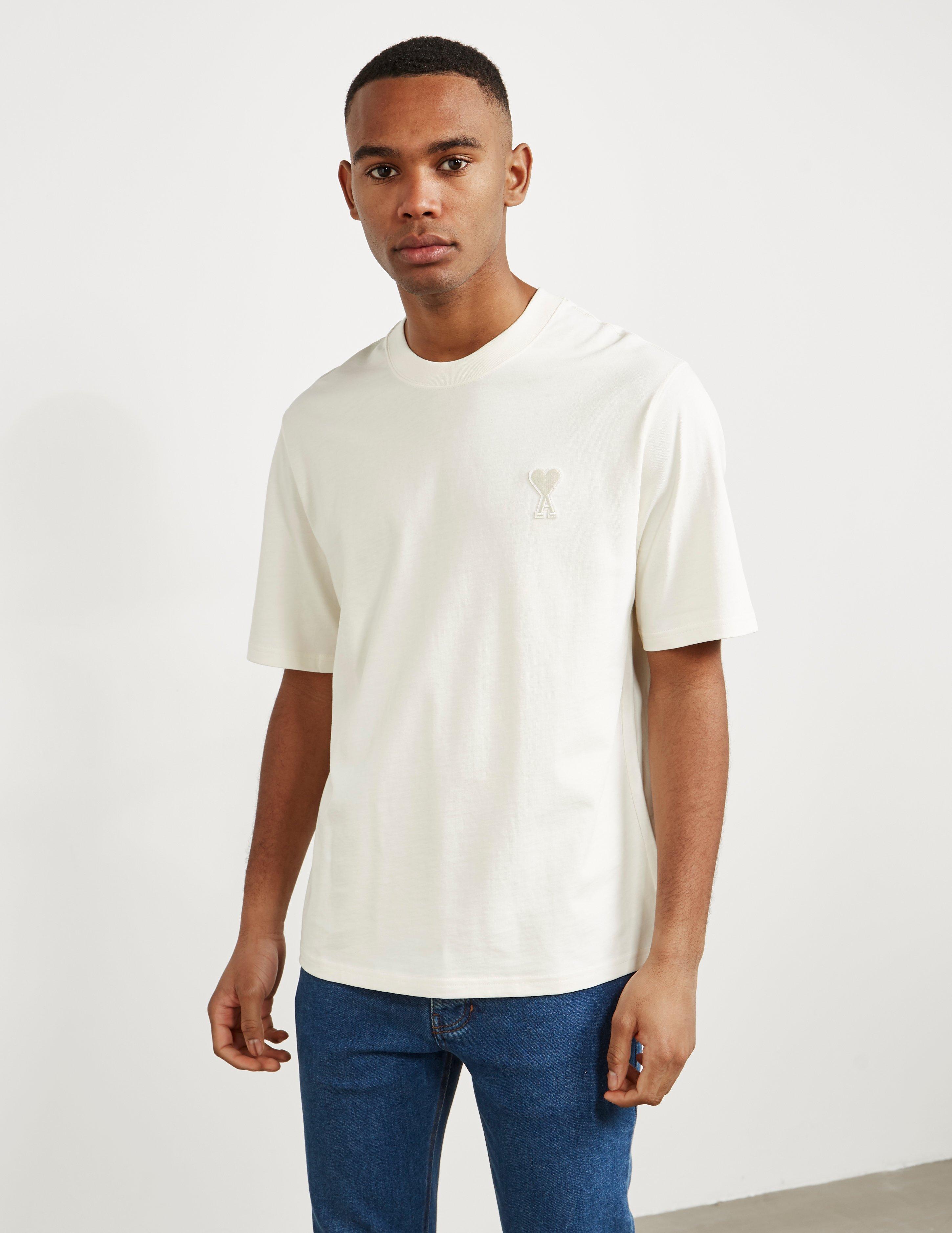 AMI Cotton Tonal Logo Short Sleeve T 