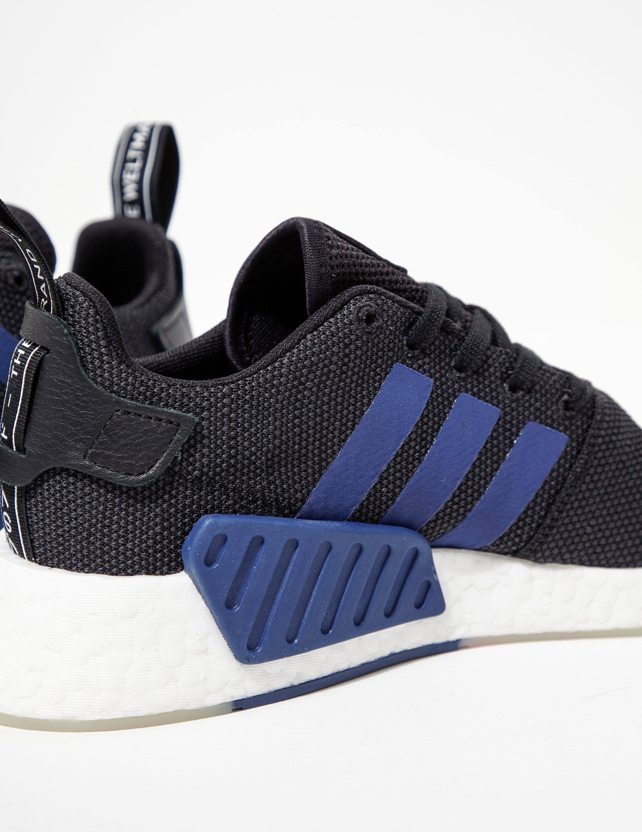 adidas Originals Rubber Womens Nmd R2 Women&#39;s Black/blue - Lyst