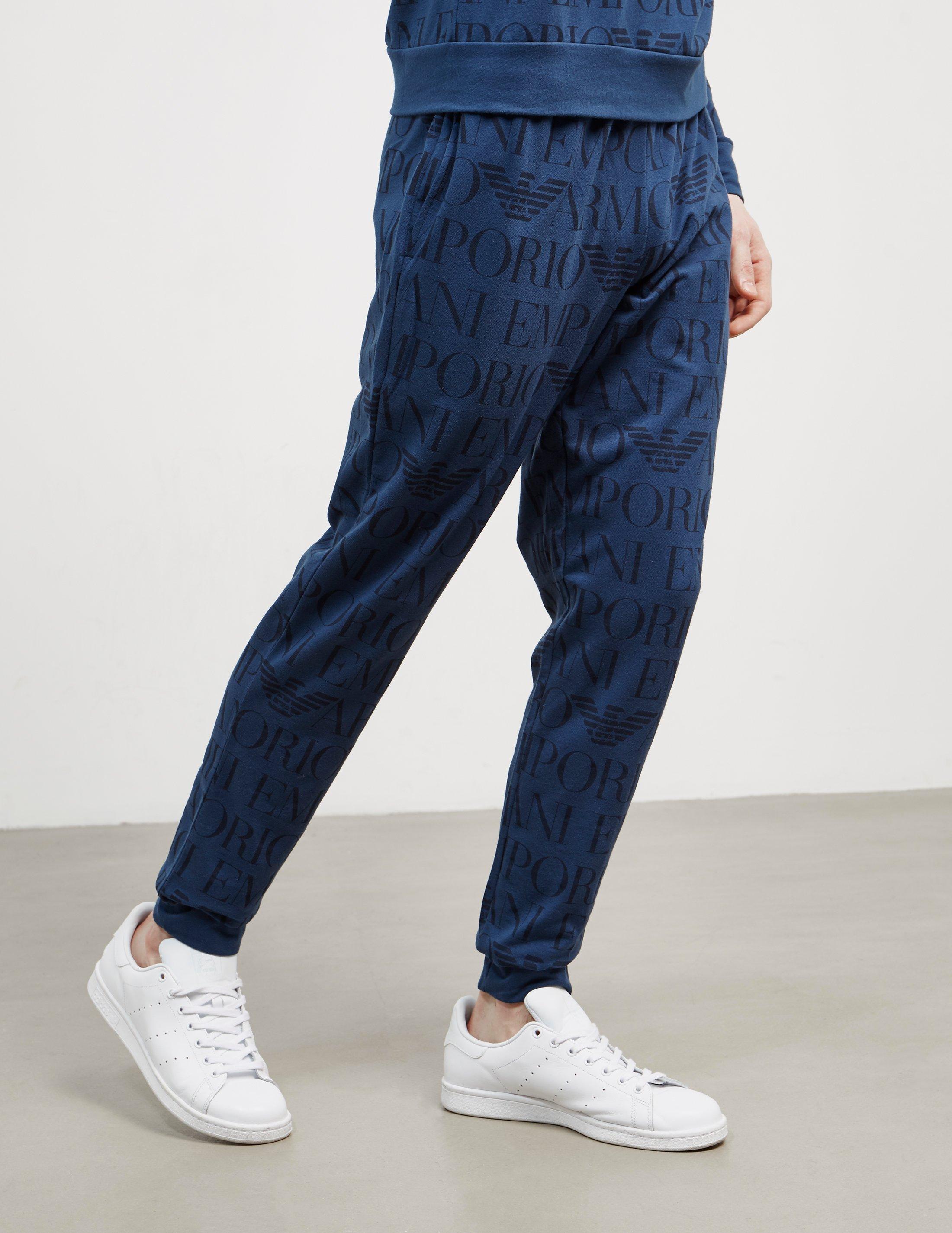 Emporio armani all over print track pants Clearance