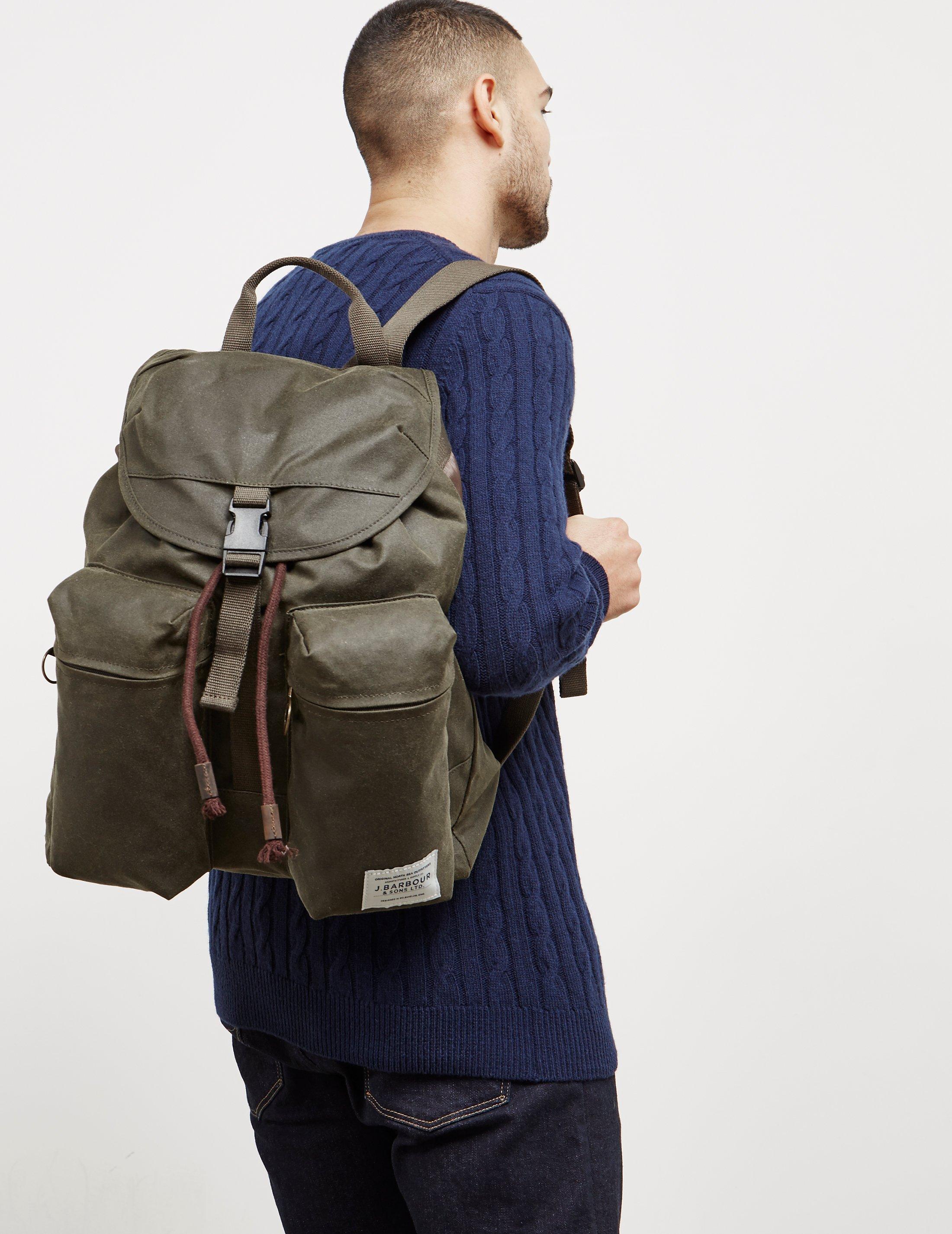 Barbour Cotton Mens Archive Backpack 
