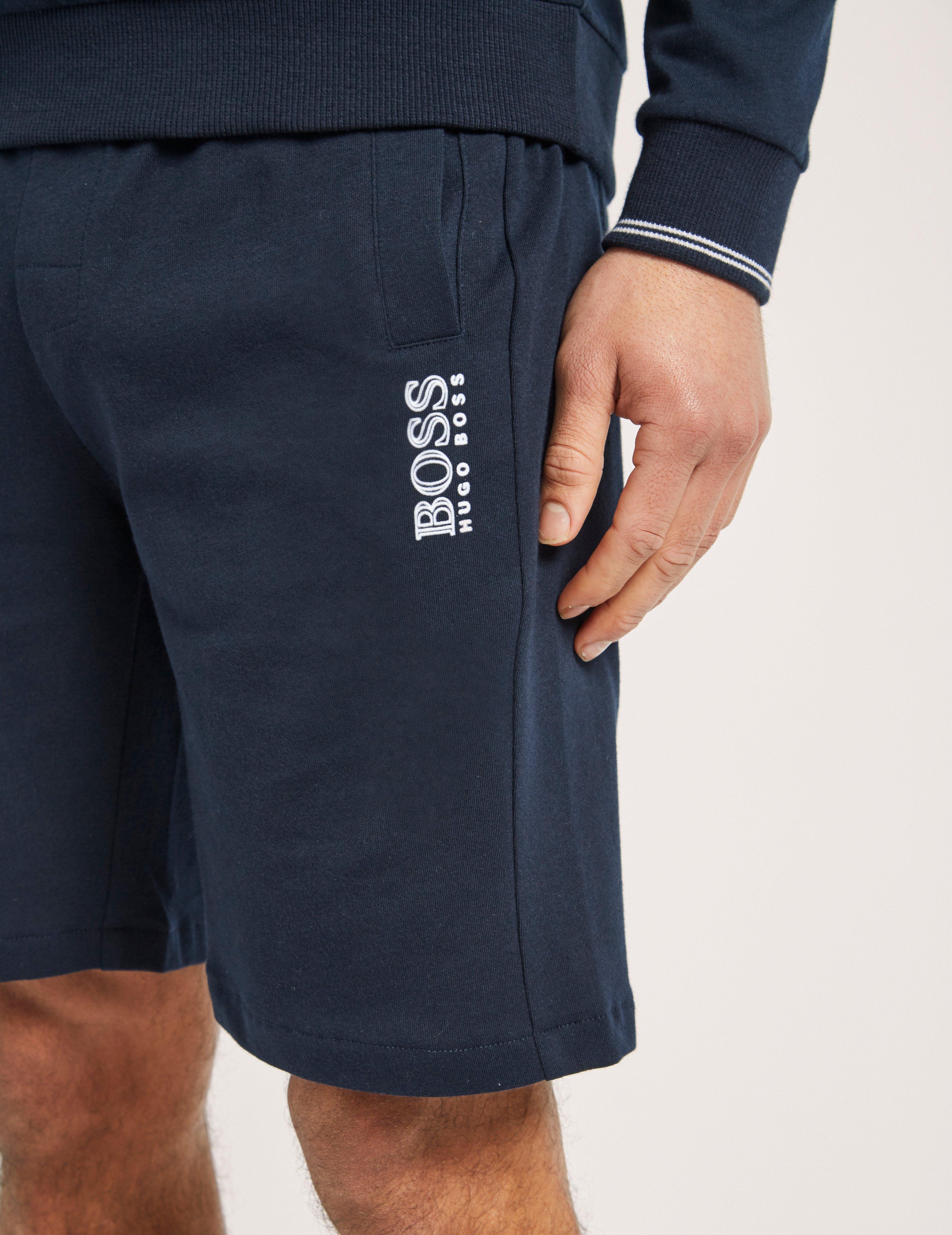 hugo boss fleece shorts men's