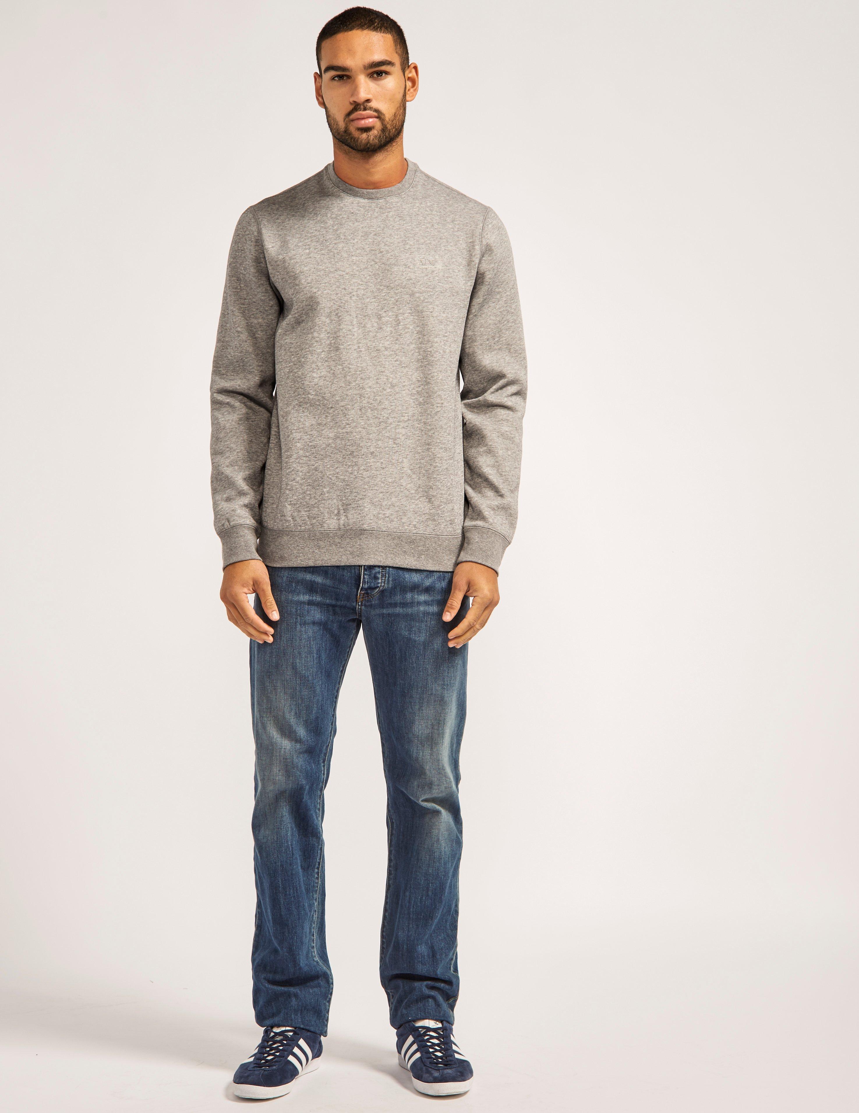 Lyst - Armani jeans Crew Neck Sweatshirt in Gray for Men