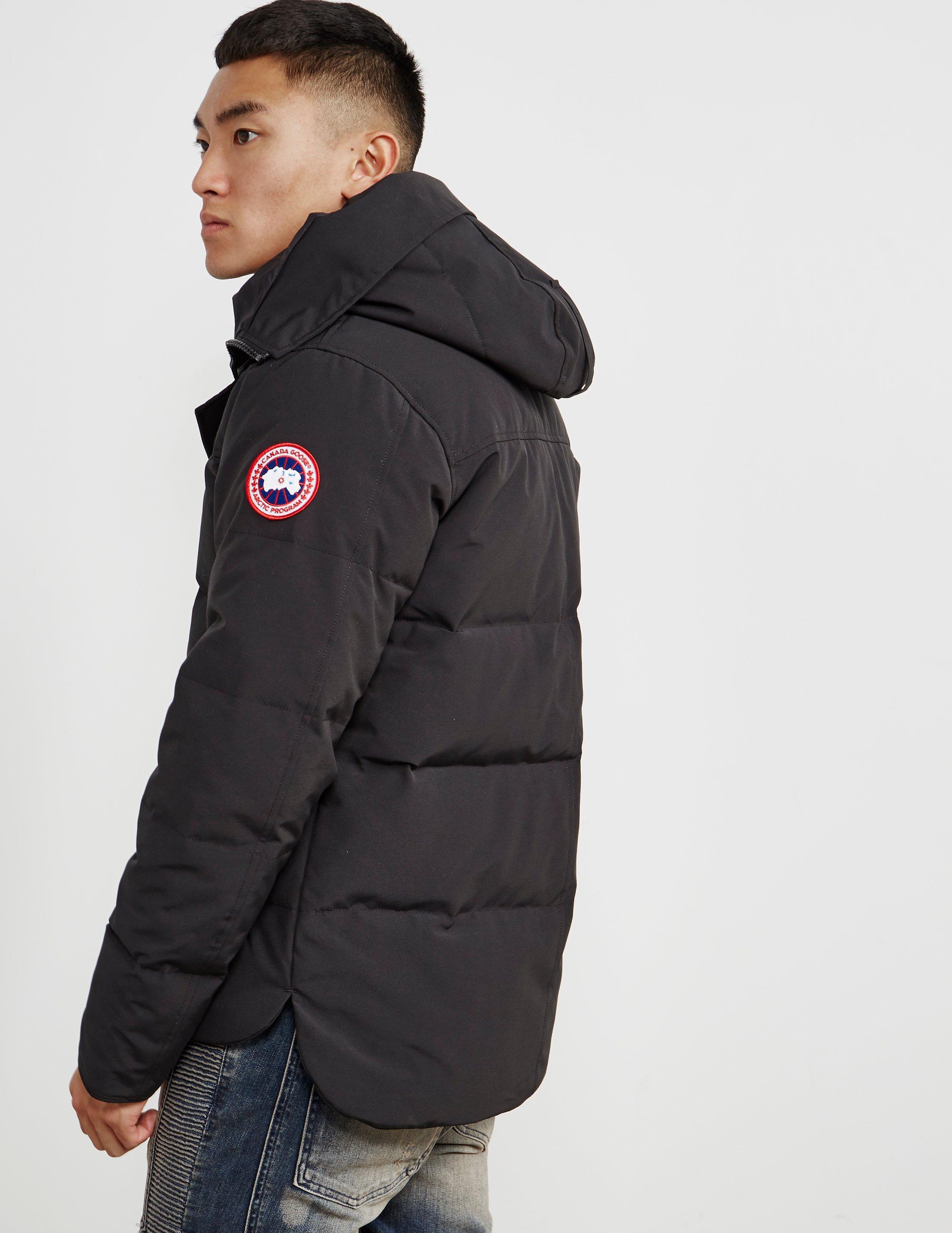 Canada Goose Goose Macmillan Padded Parka Jacket Black for Men Lyst