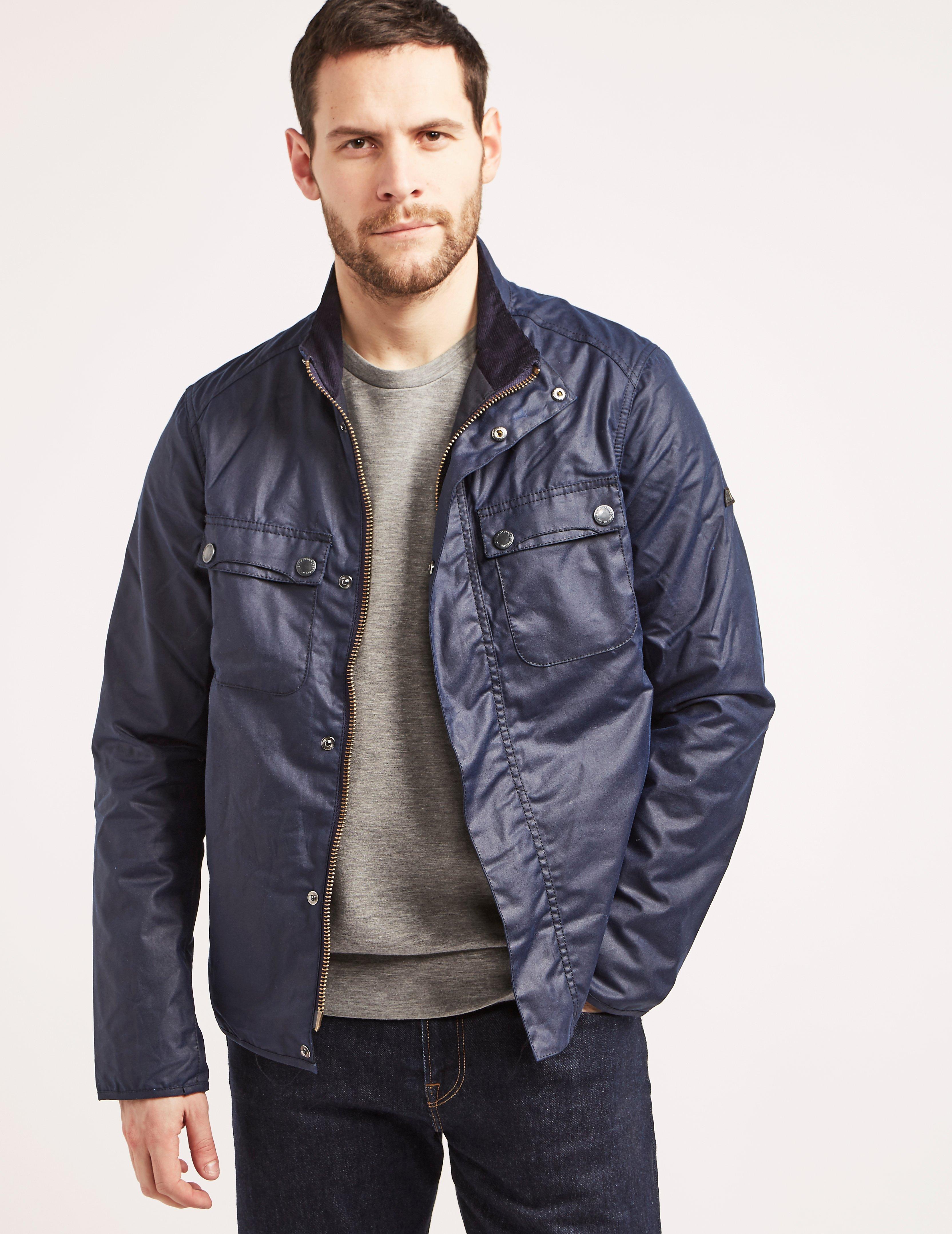 barbour trucker jacket