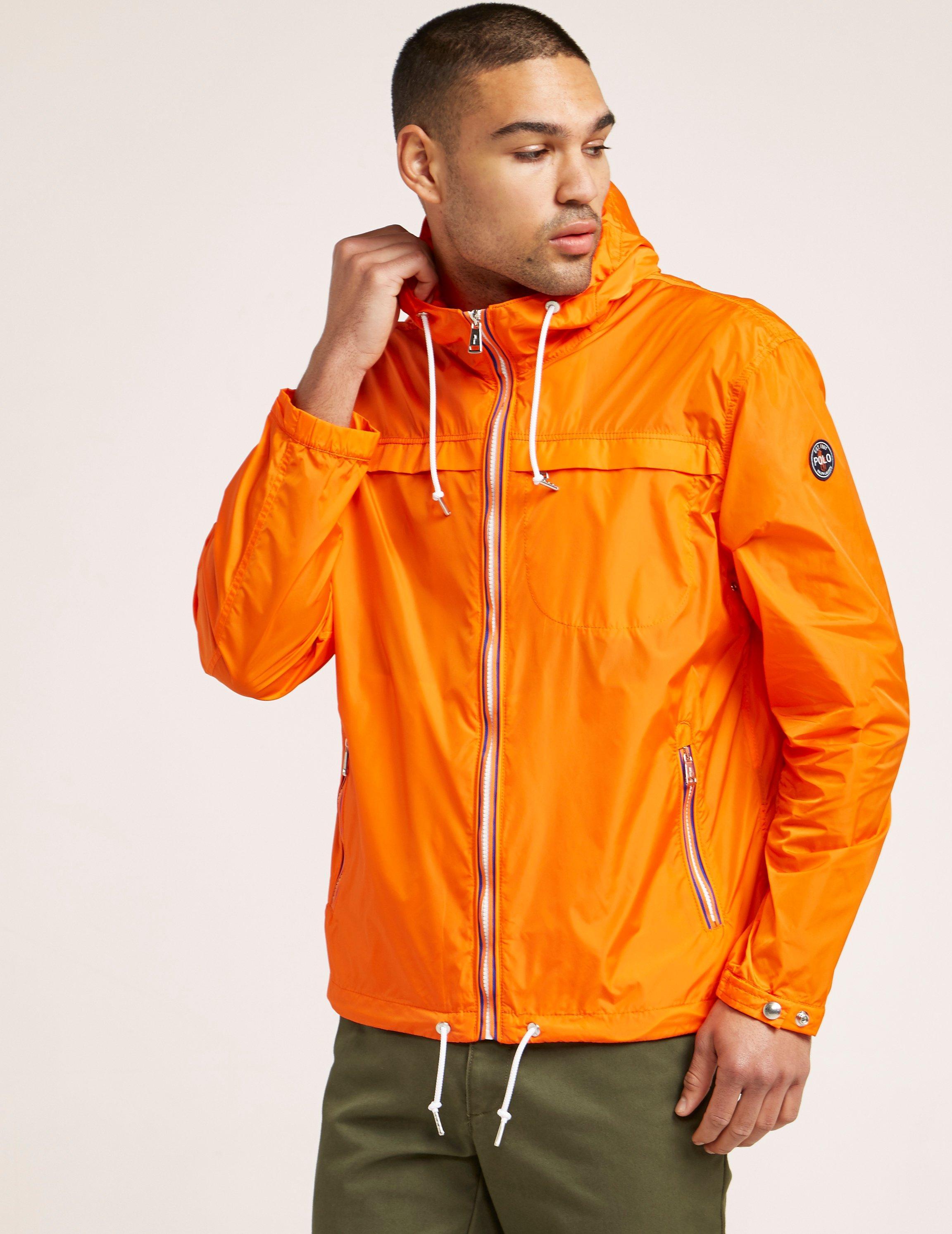 Polo ralph lauren Packable Light Jacket in Orange for Men | Lyst