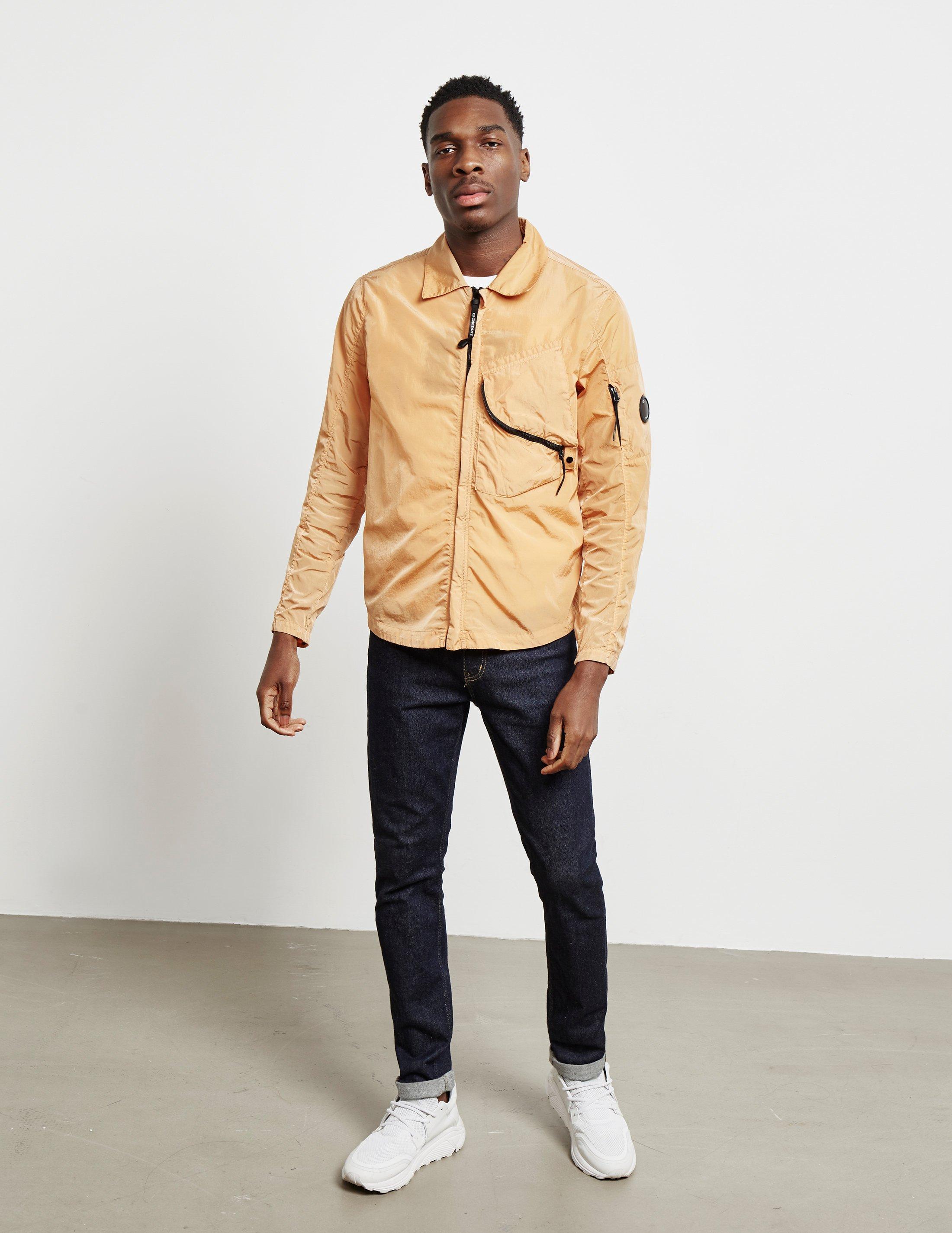 C.P. Company Chrome Overshirt Peach in 