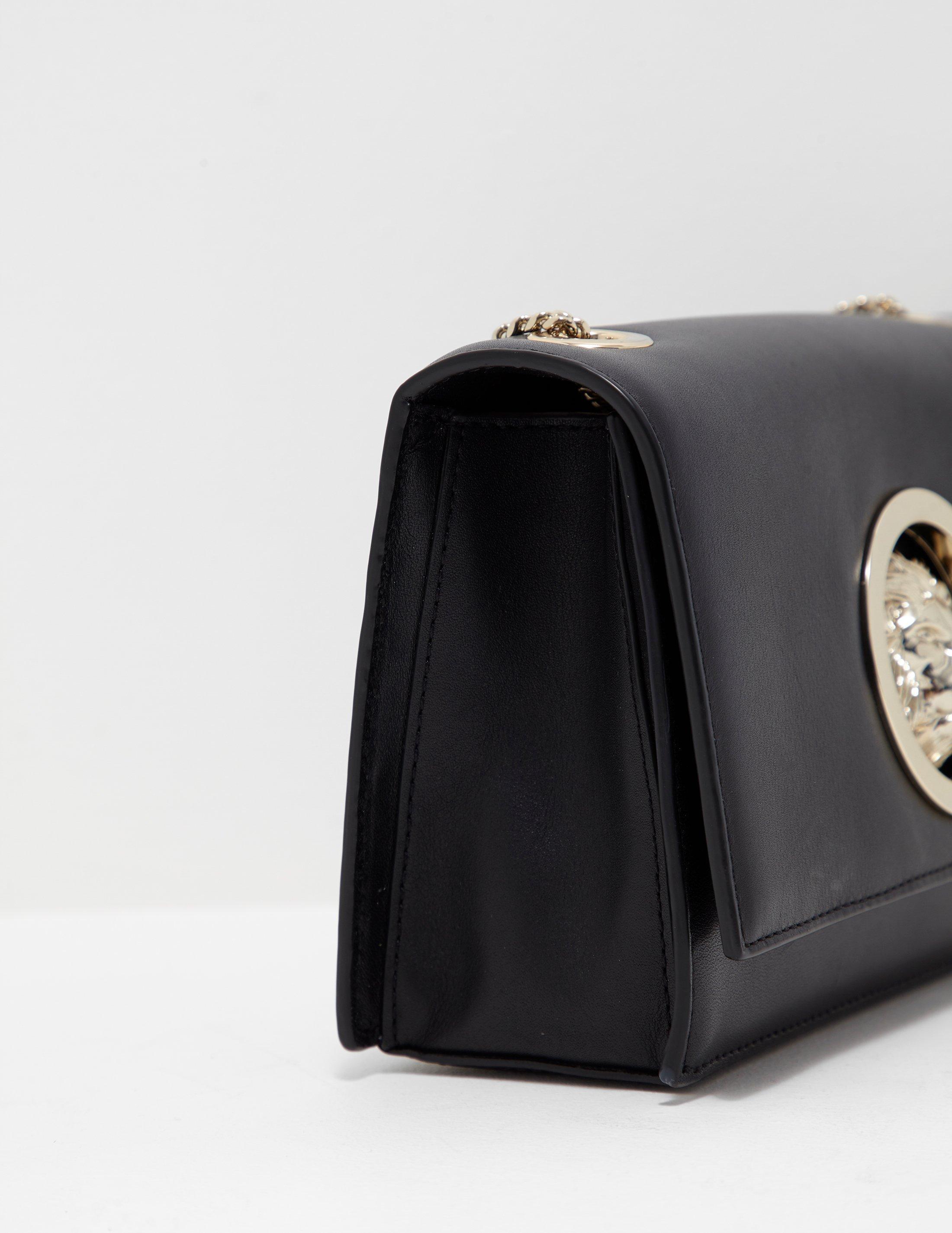 Versus Leather Womens Lion Motif Clutch Bag - Online Exclusive Black/silver  | Lyst