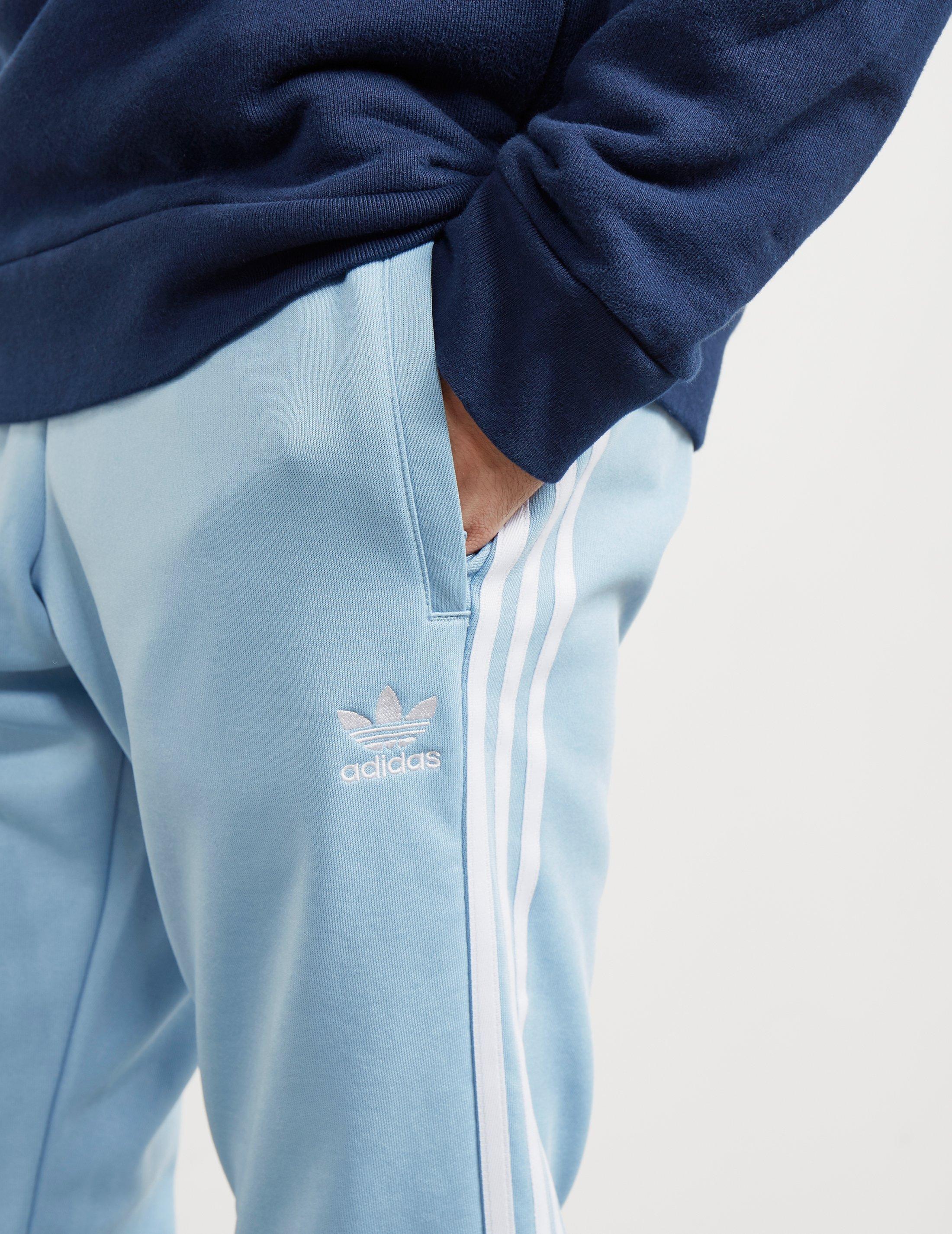 adidas Originals Synthetic Mens Superstar Track Pants Ash Blue for Men |  Lyst