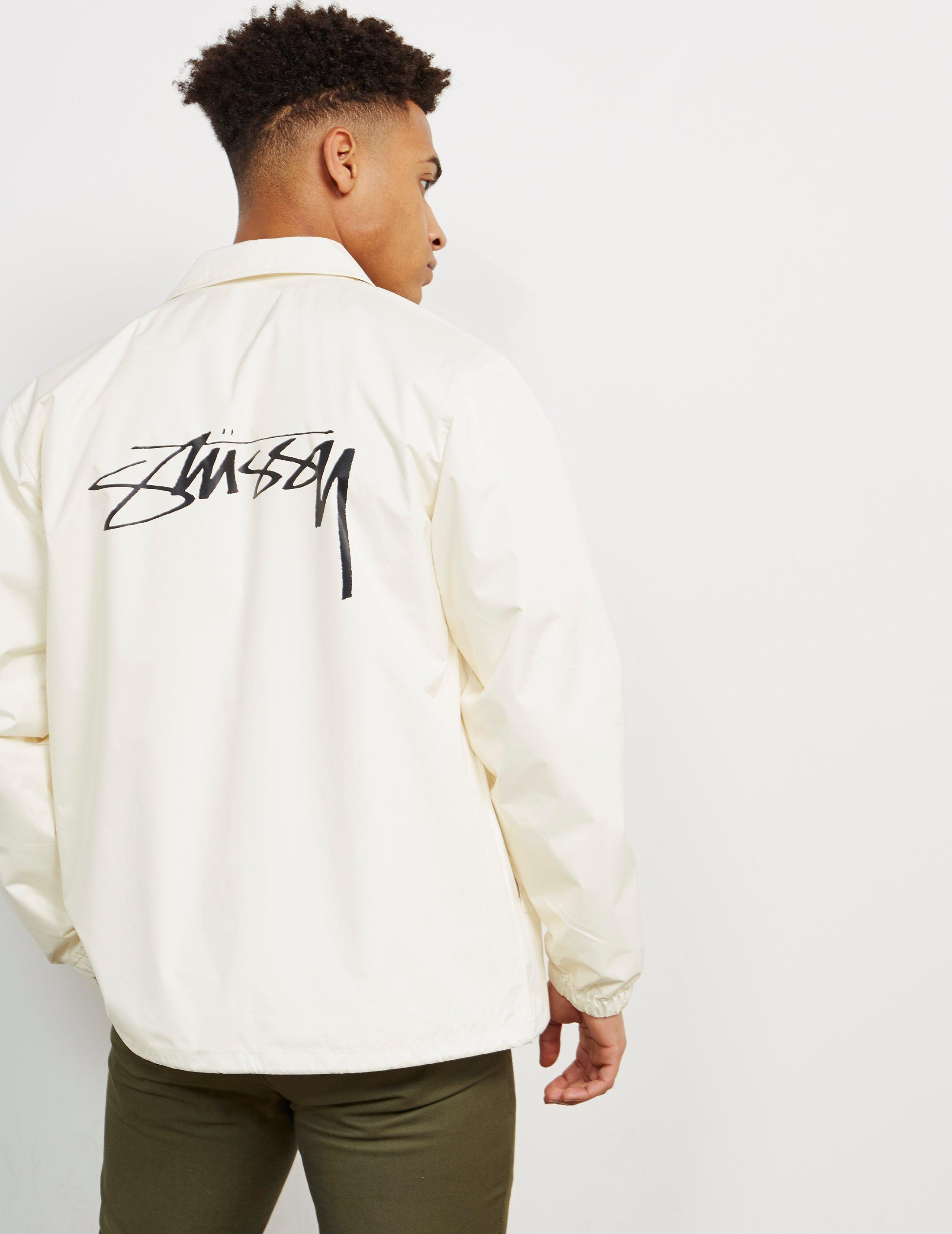 Stussy Synthetic Cruize Coach Jacket in White for Men | Lyst Canada