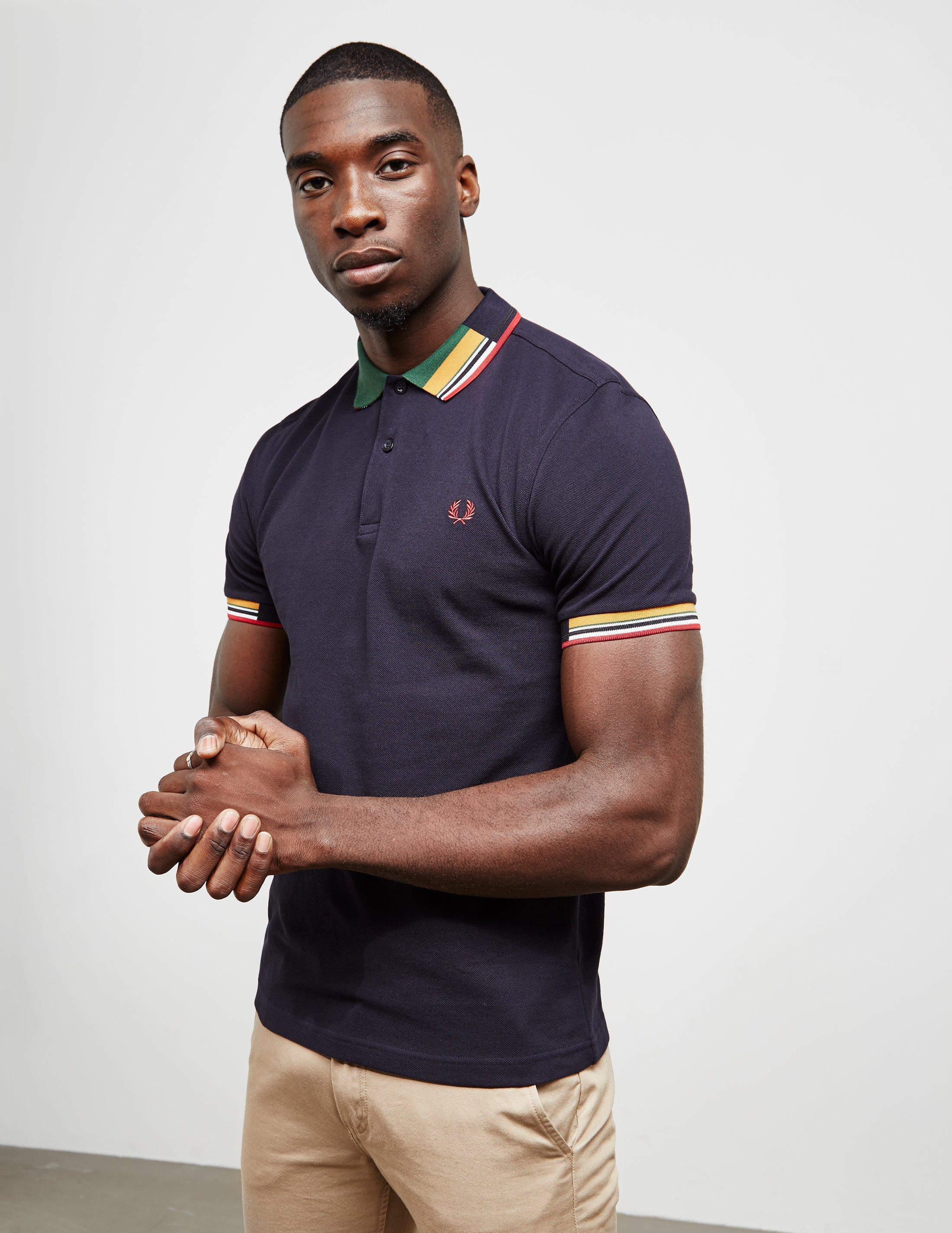 Fred Perry Cotton Mens Abstract Collar 