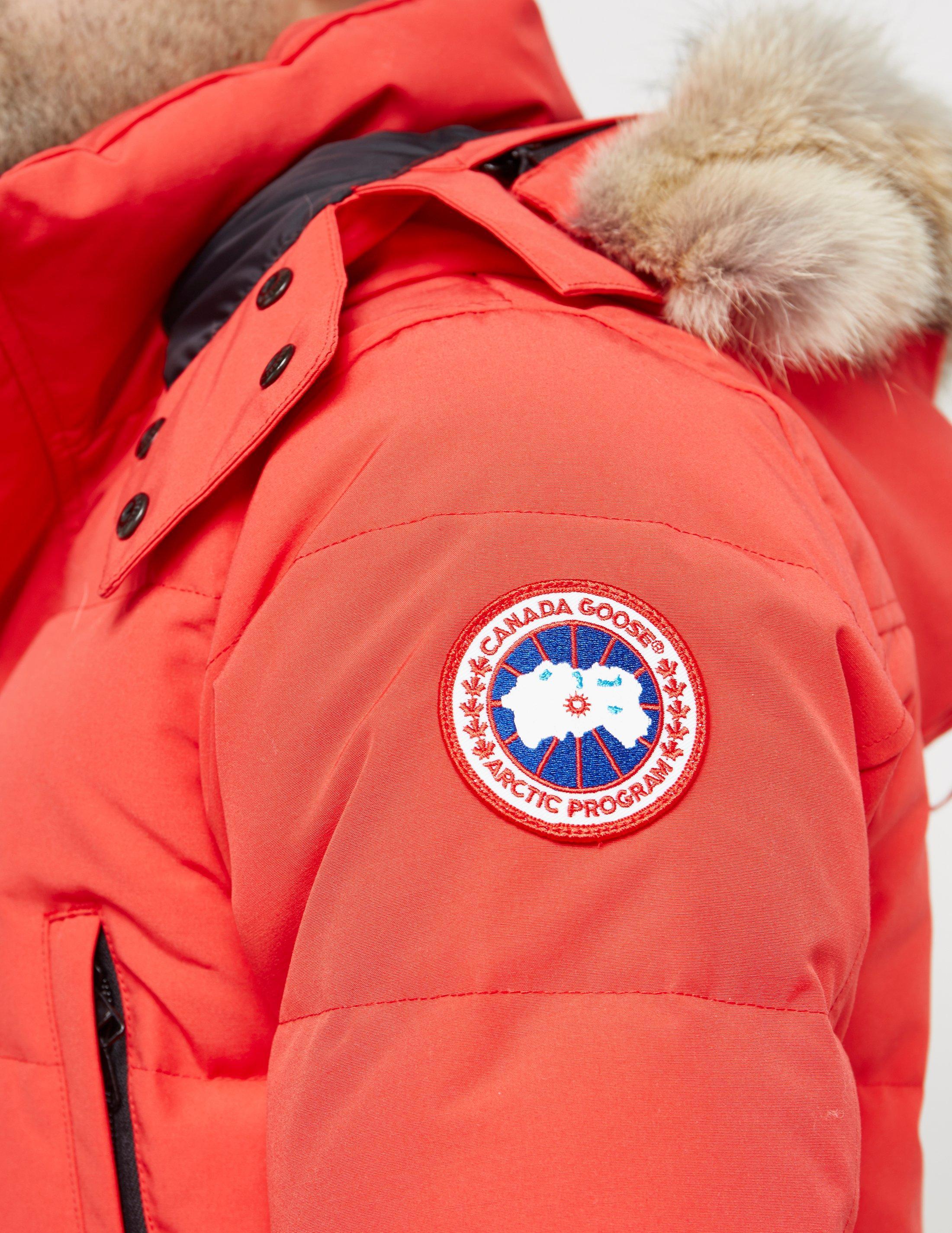 Canada Goose Goose Wyndham Padded Parka Jacket Red For Men Lyst