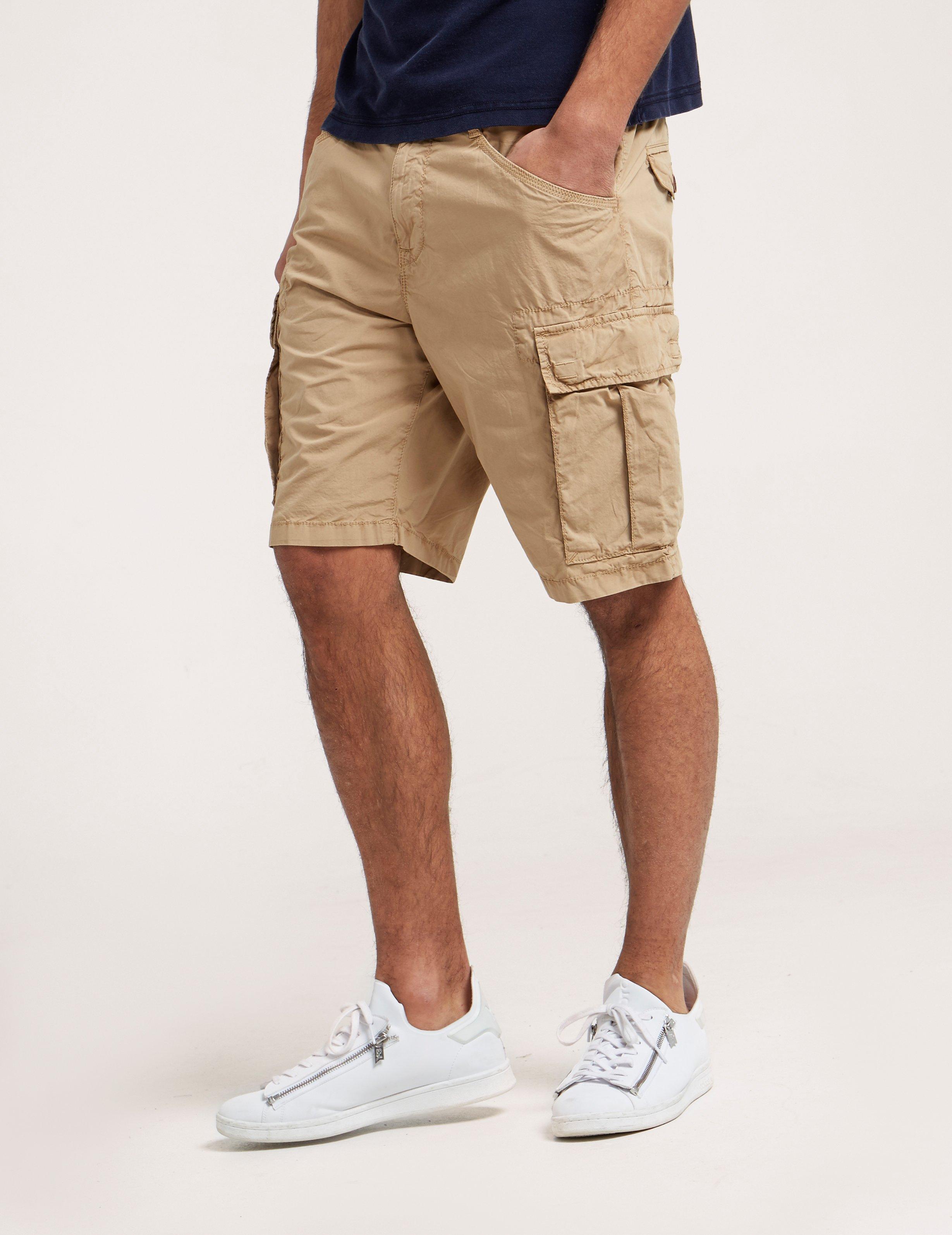 Napapijri Noto Cargo Shorts in Beige (Natural) for Men - Lyst