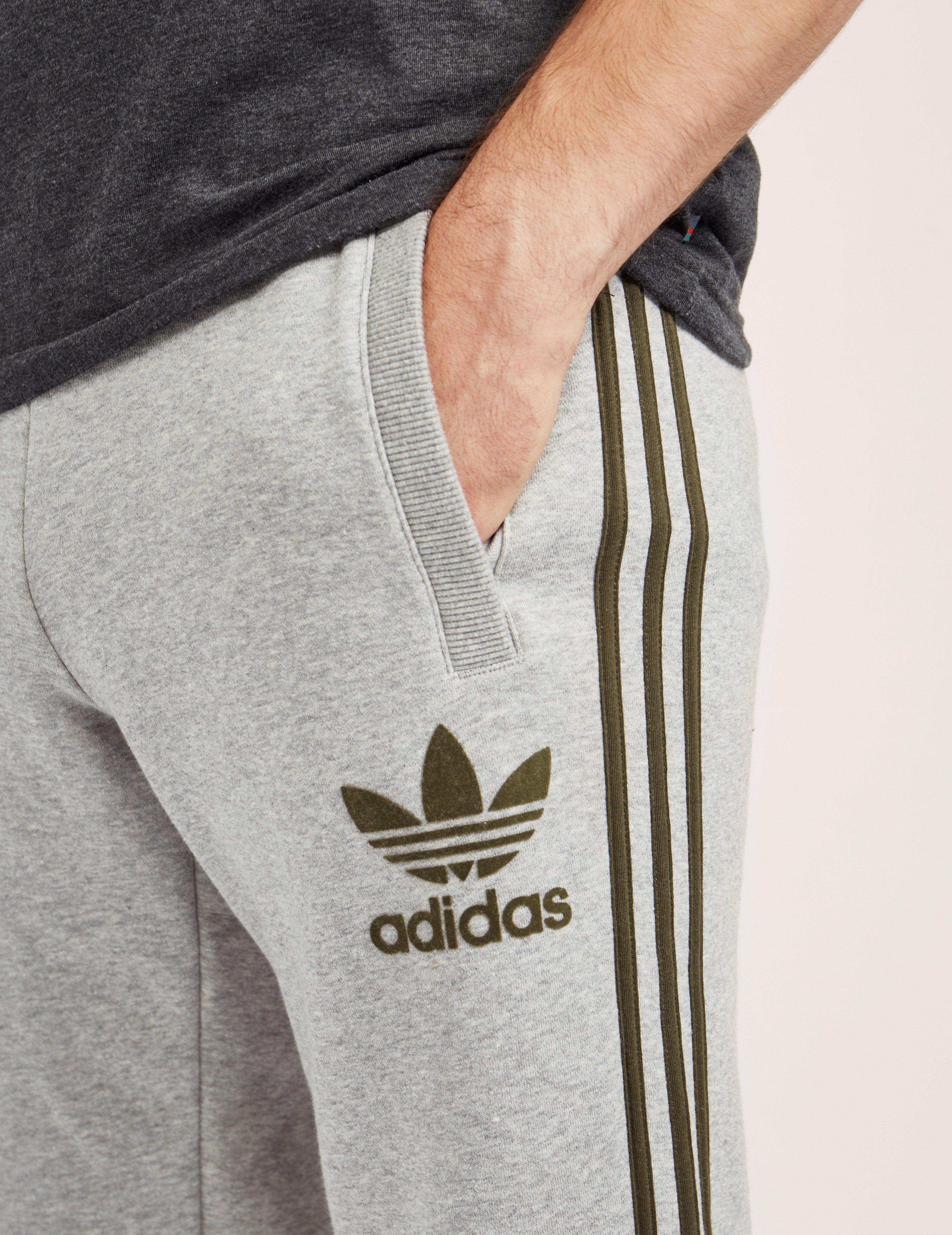 Grey Adidas California Cuffed Track Pants Adidas Originals