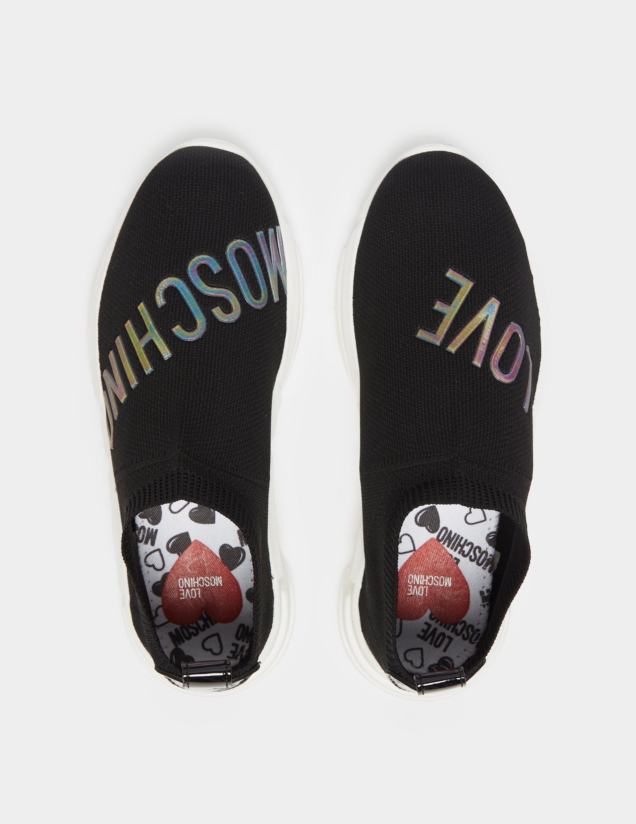 moschino sock trainers tessuti
