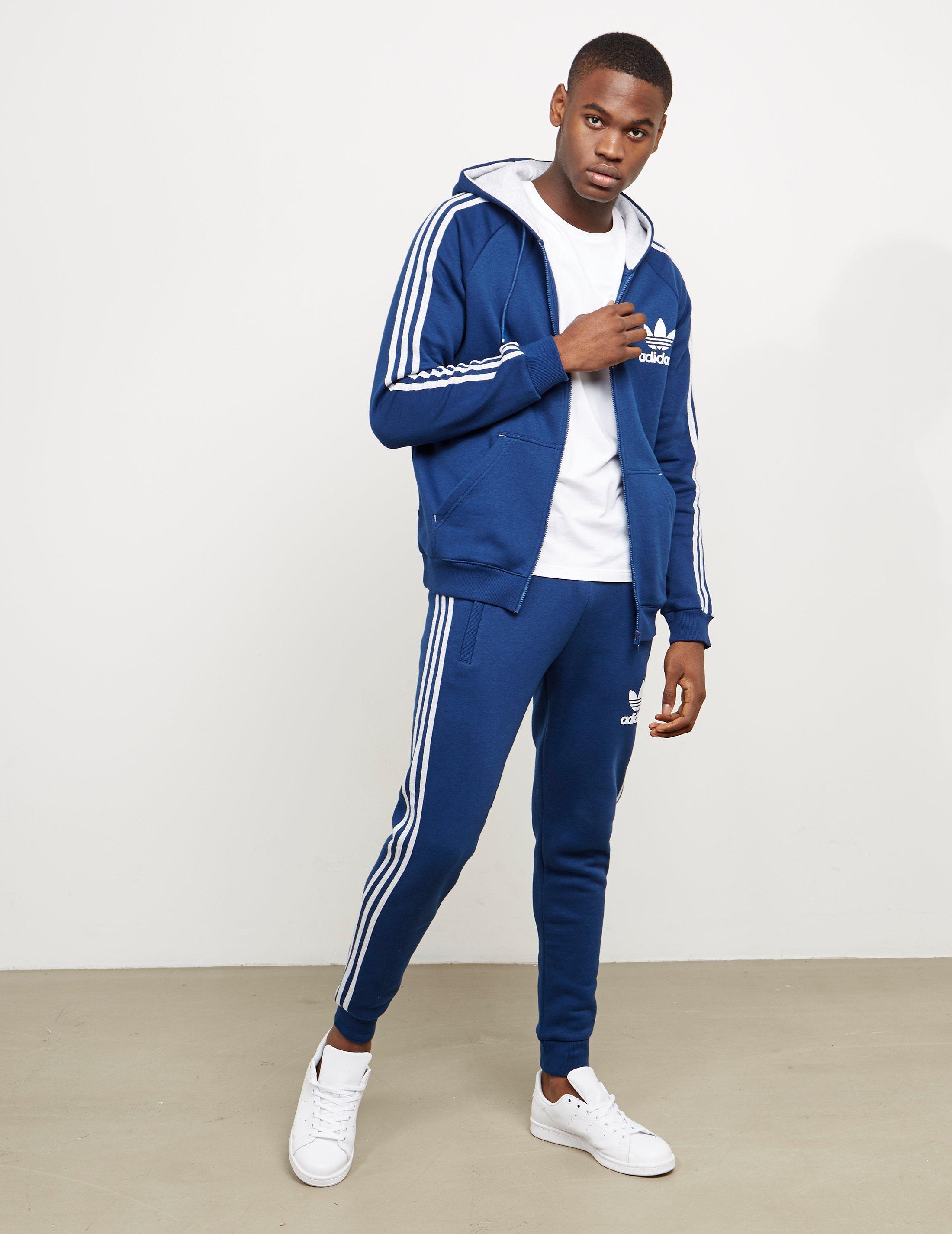 adidas Originals Mens California Full Zip Hoodie Blue/grey for Men | Lyst