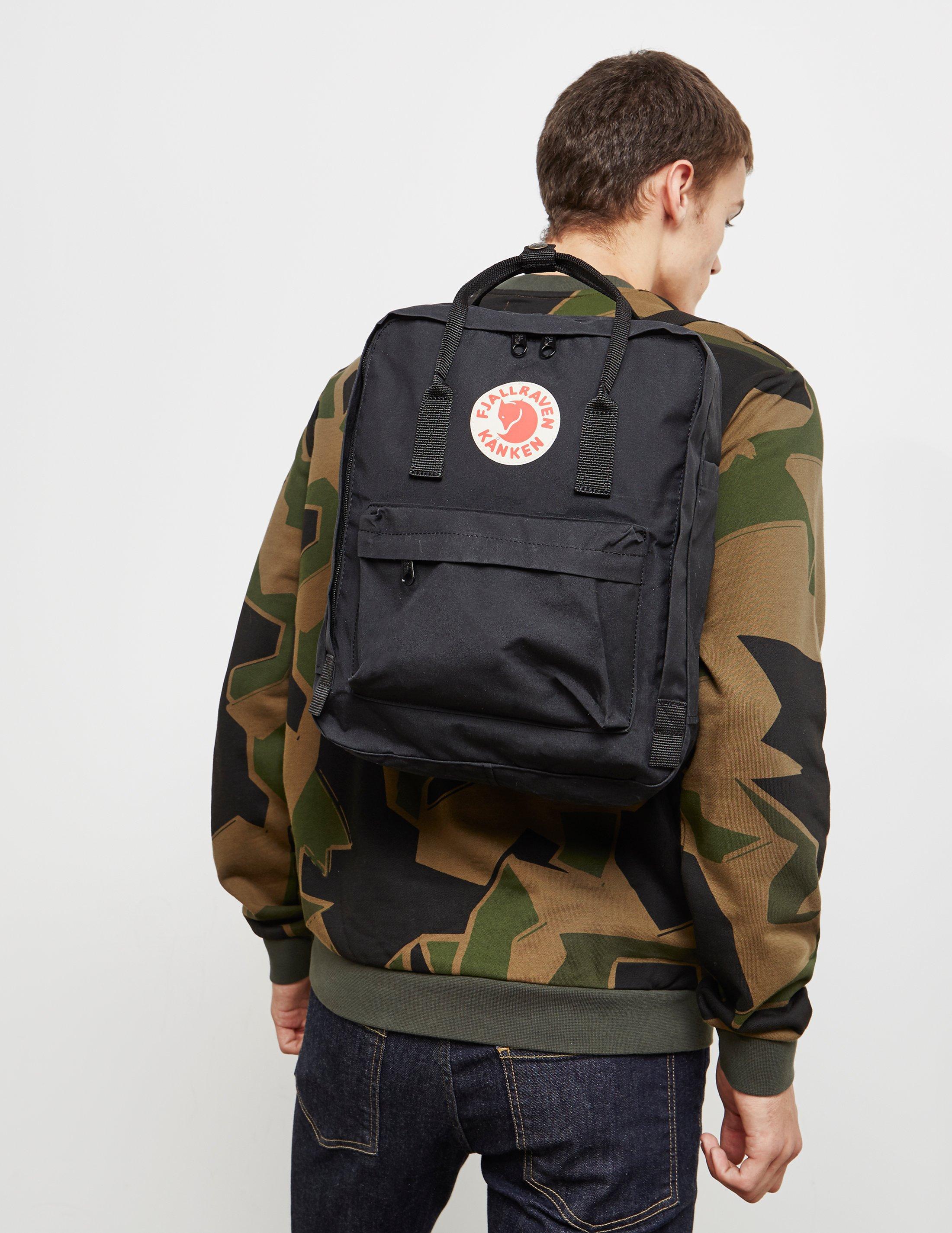 Fjallraven Mens Kanken Backpack Black for Men - Lyst