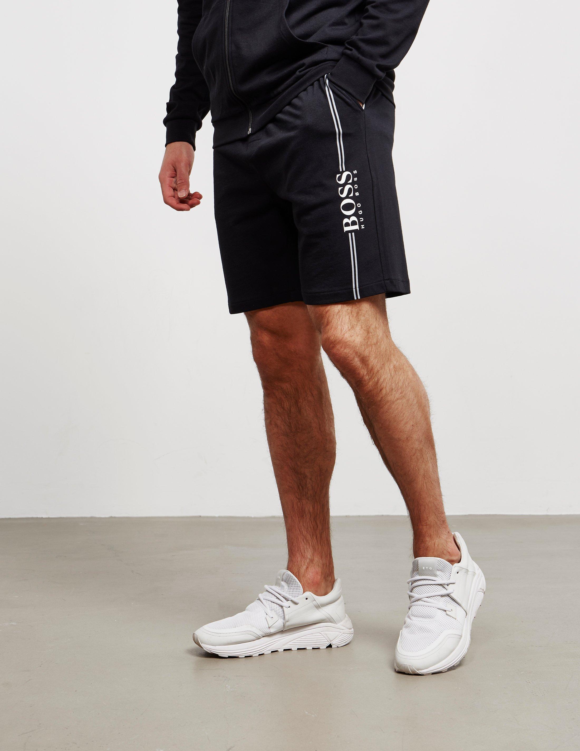 BOSS Authentic Fleece Shorts - Exclusively To Tessuti Black for Men ...