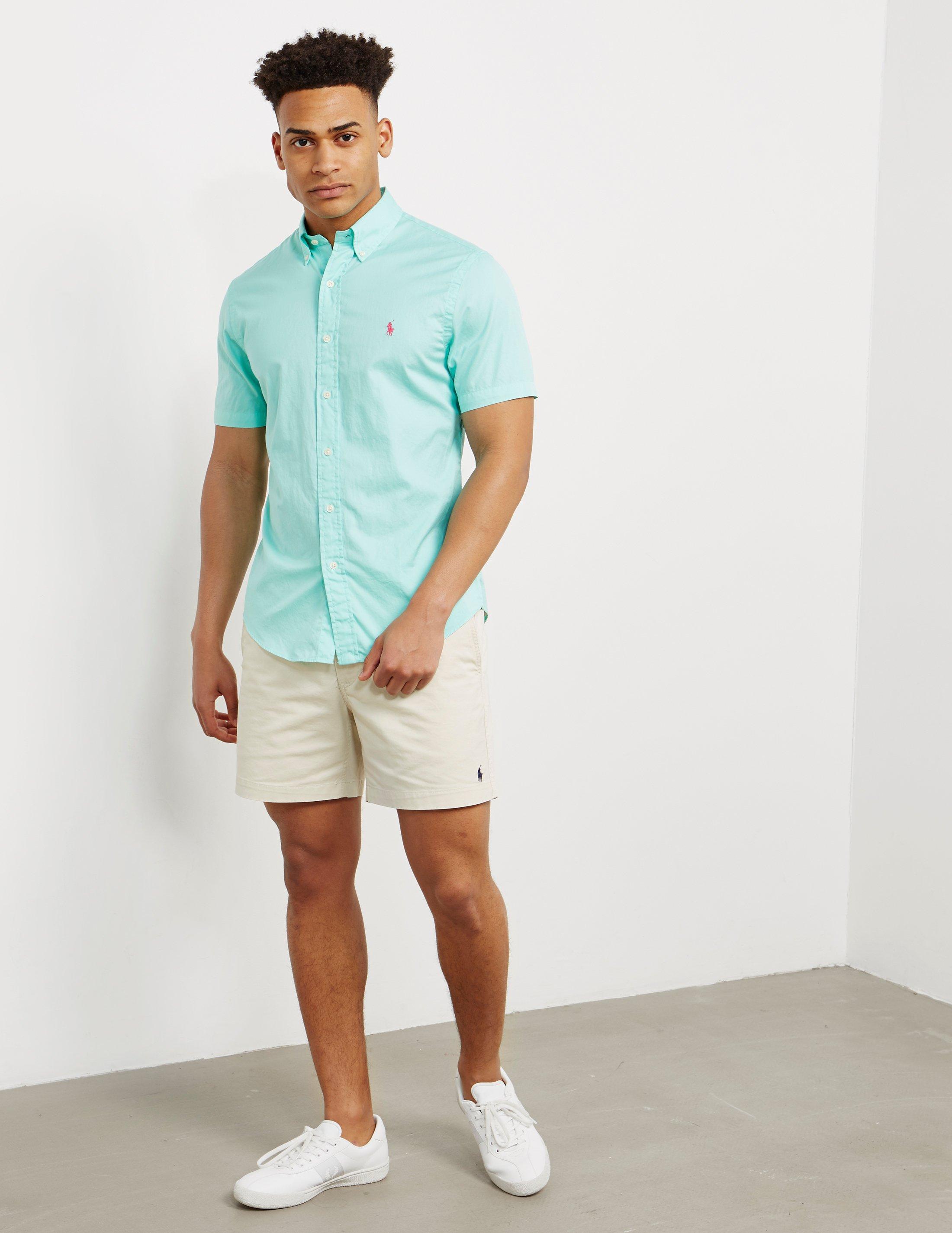 polo shirt and chinos