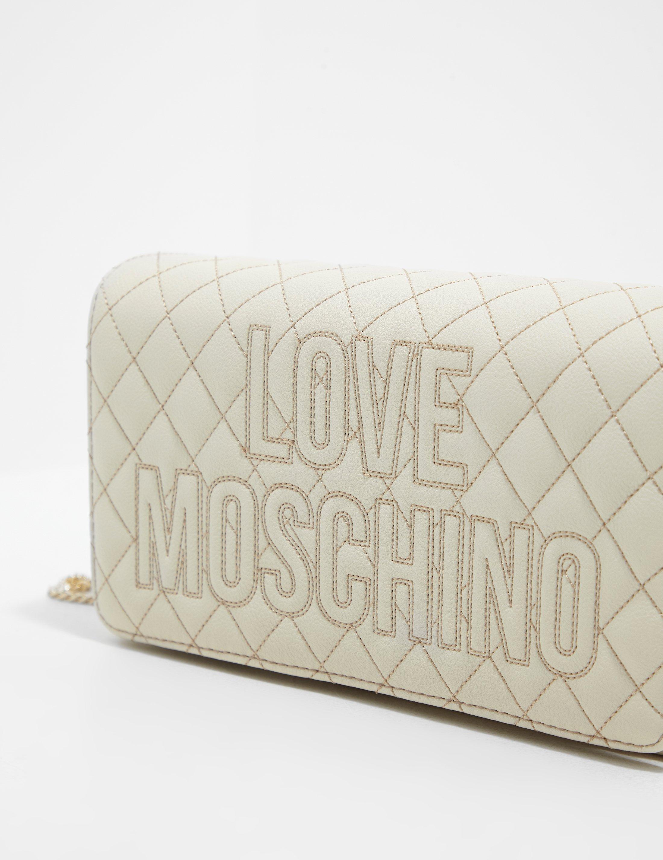 love moschino cream bag