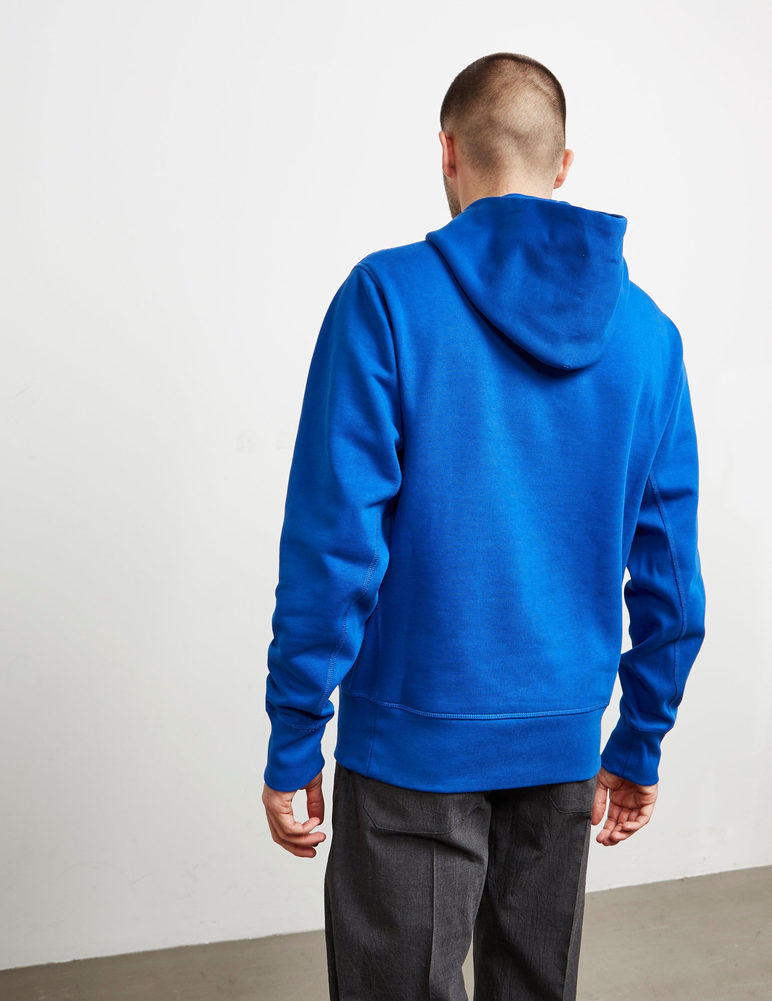 royal blue helmut lang shirt