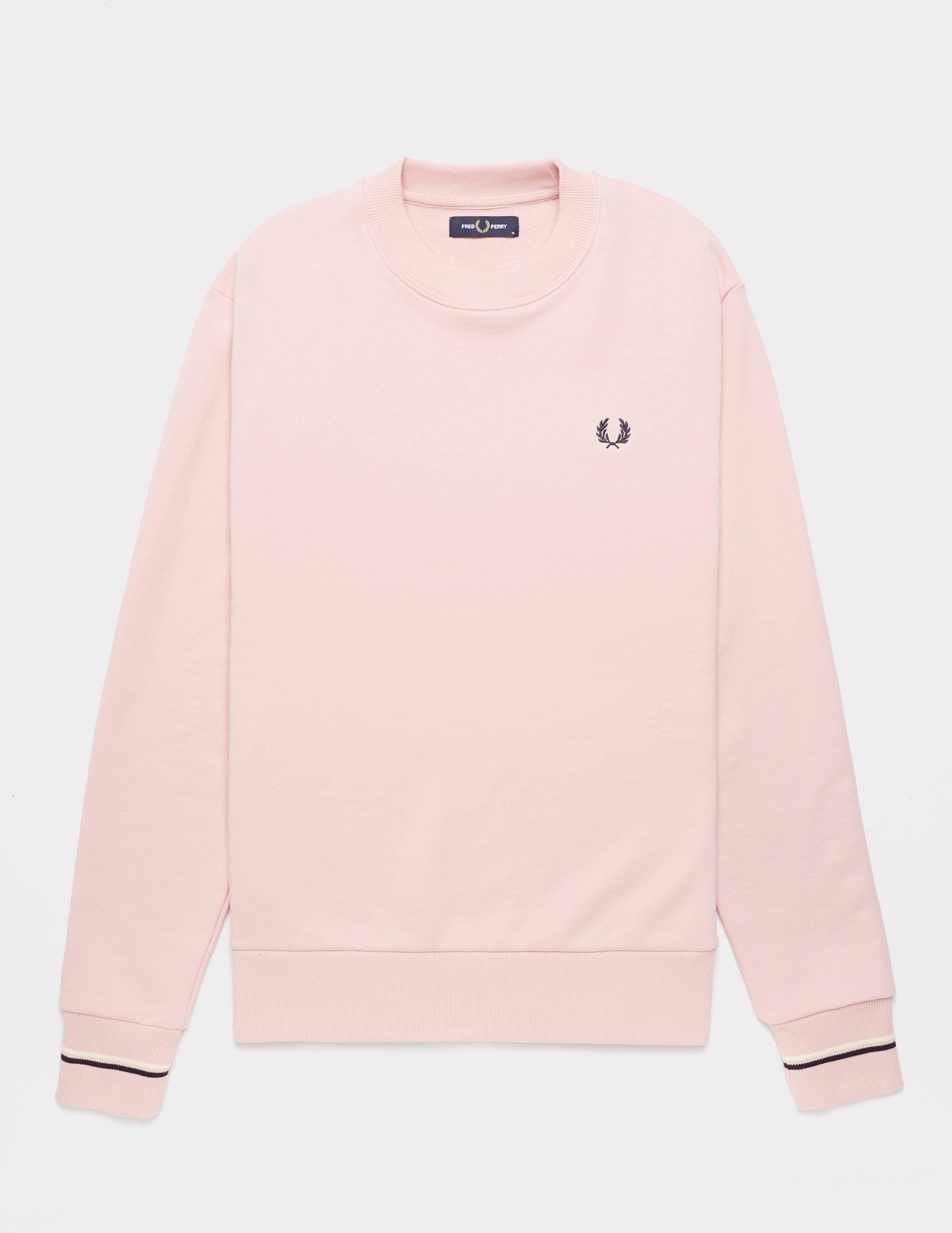 fred perry sweatshirt pink