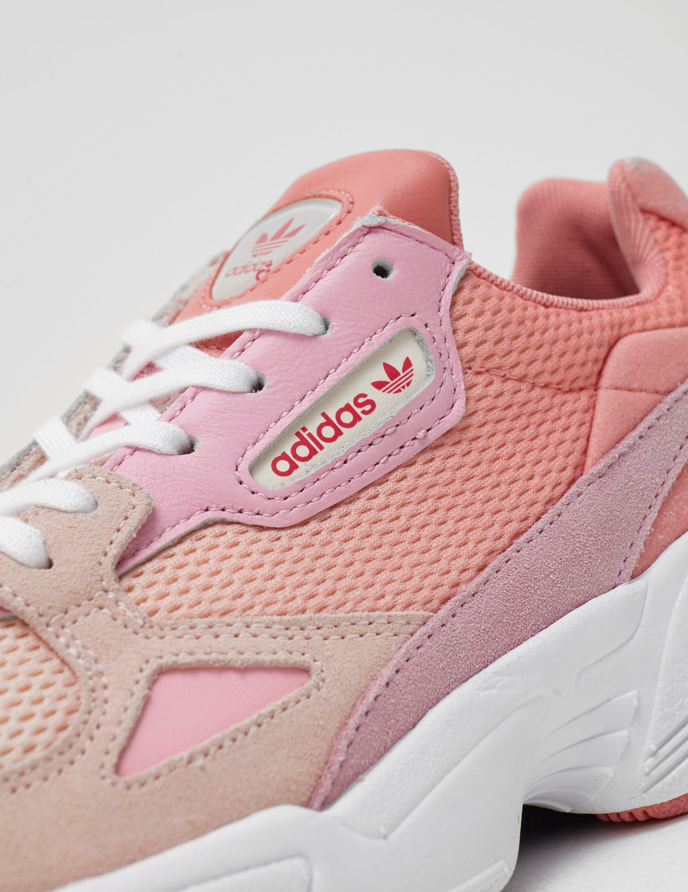 adidas Originals Leather Falcon in Pink - Save 56% | Lyst