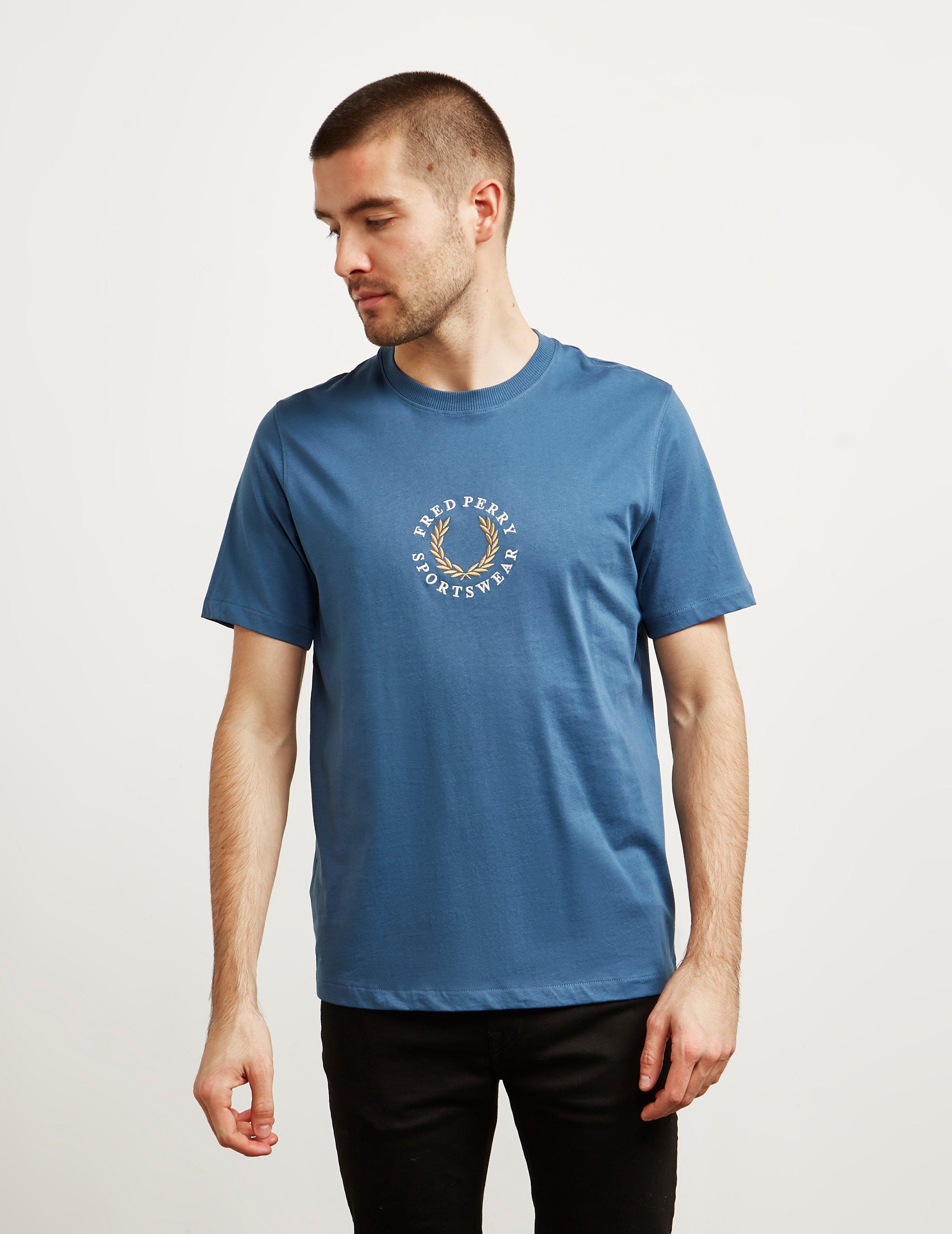fred perry t shirt blue