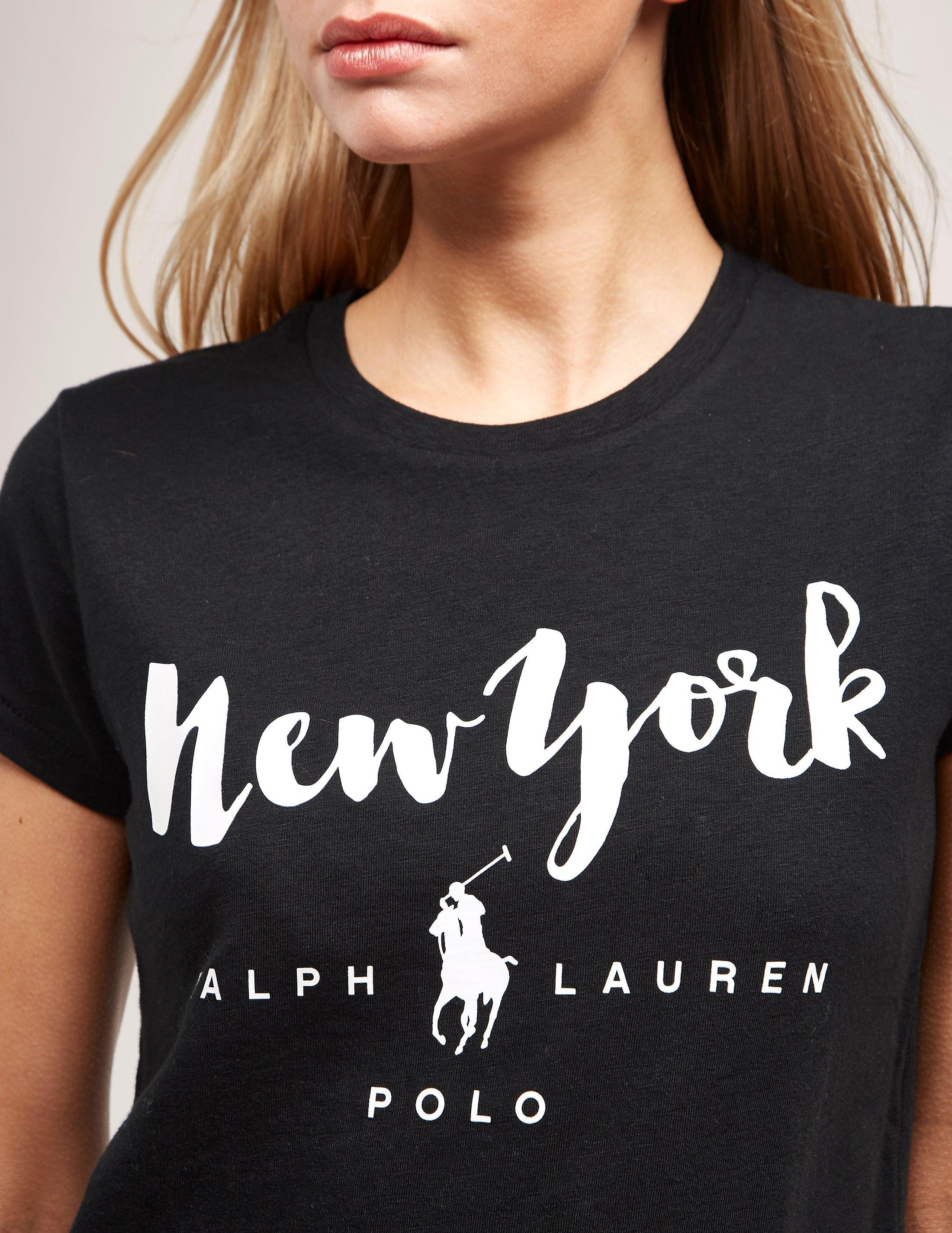 Polo Ralph Lauren Cotton Womens New York Short Sleeve T ...