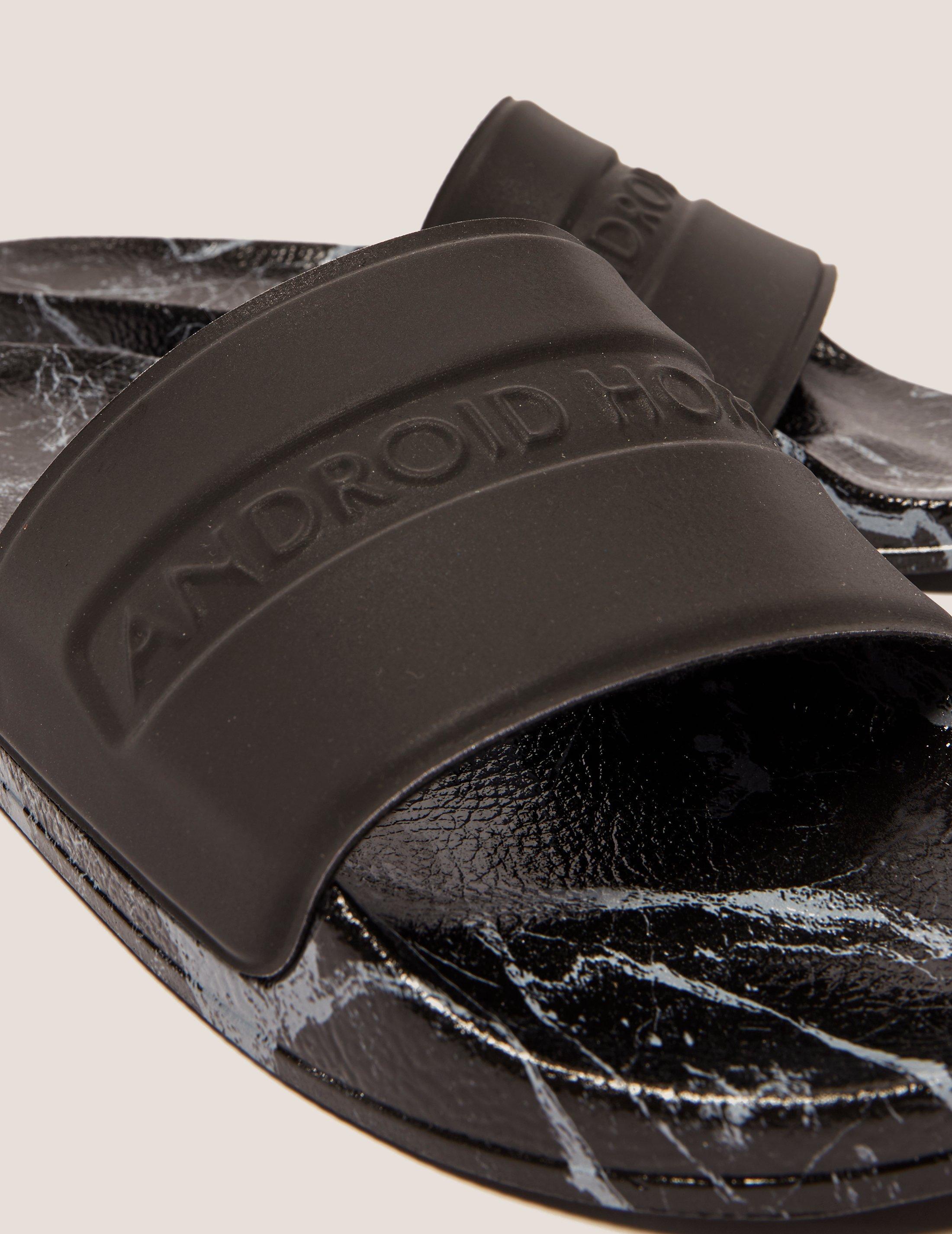 Android Homme Slide Sandals in Black 