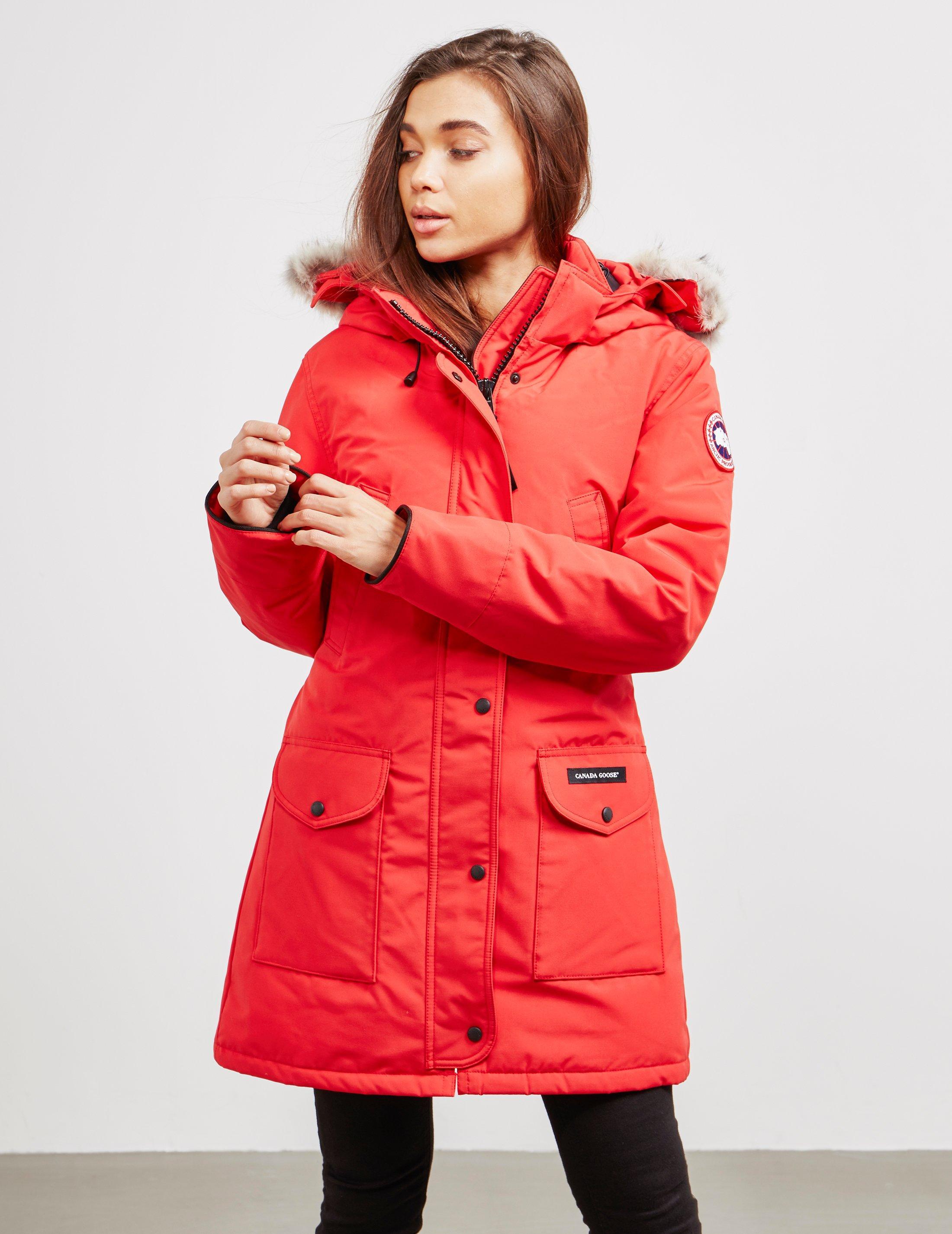 Canada Goose Goose Trillium Padded Parka Jacket Red Save