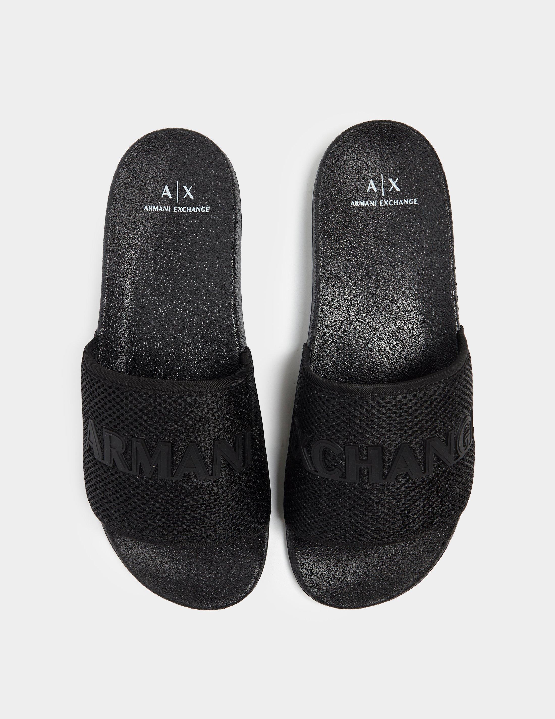 armani exchange slides mens