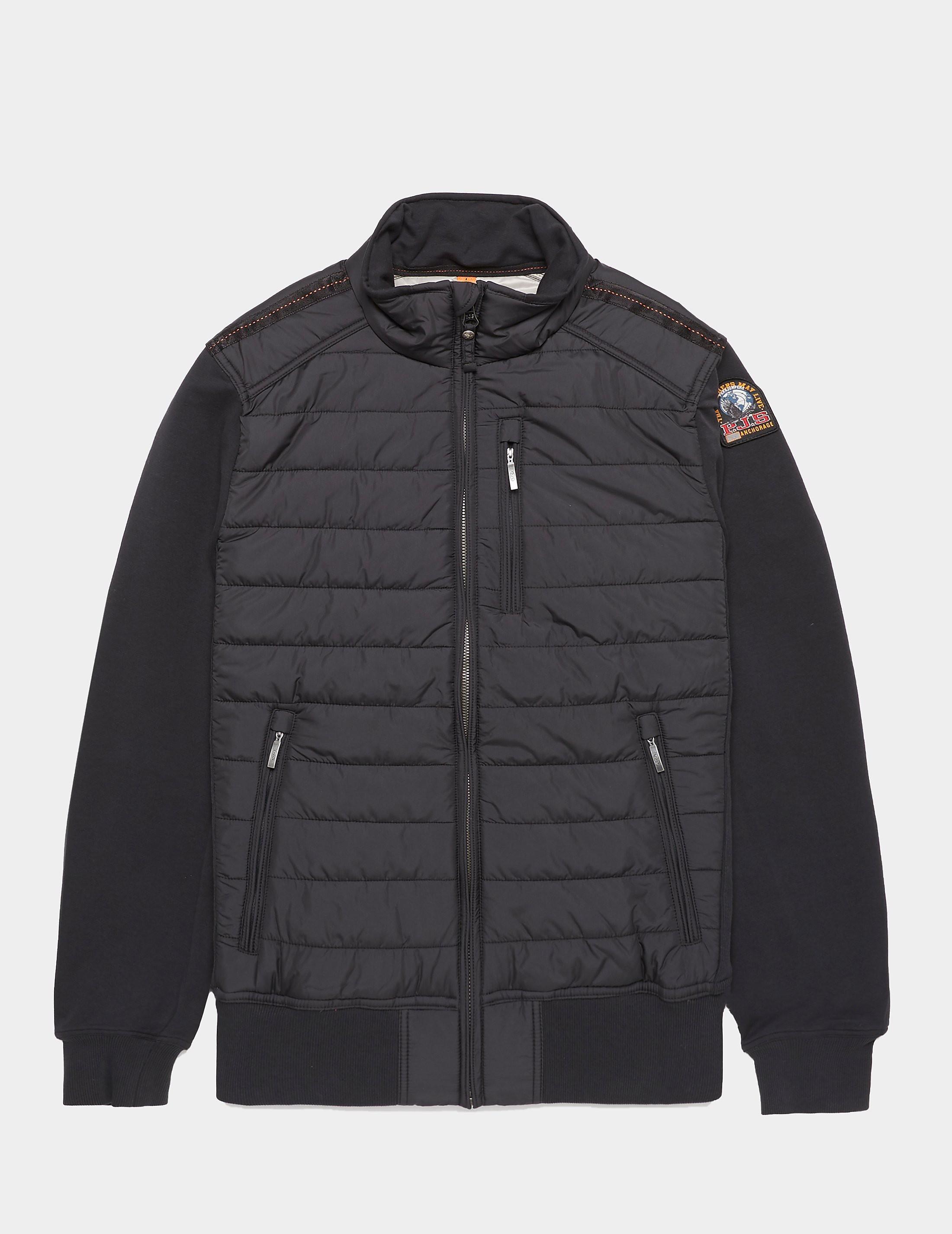 Parajumpers Elliott Quilted Track Top in Black for Men | Lyst