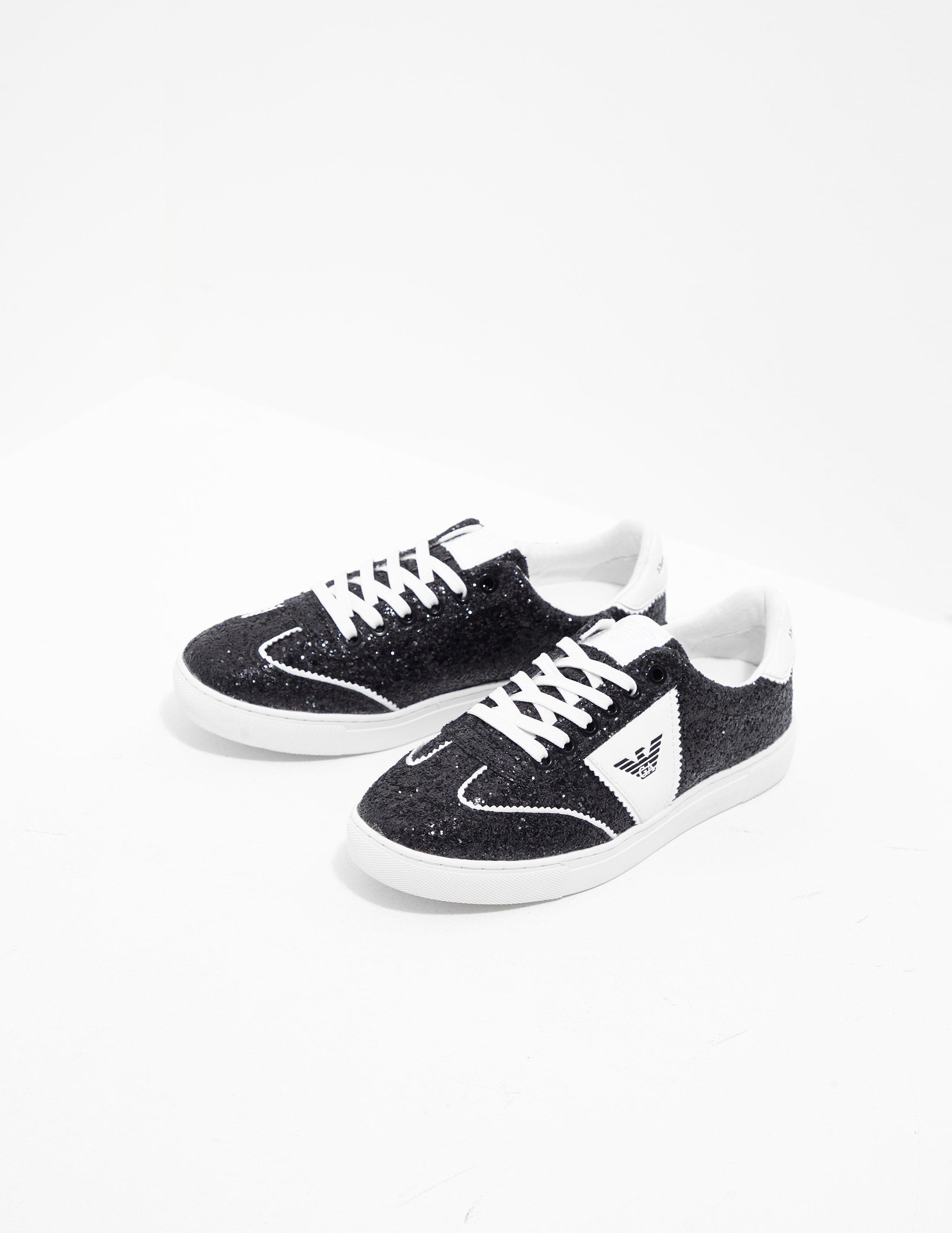 armani glitter trainers