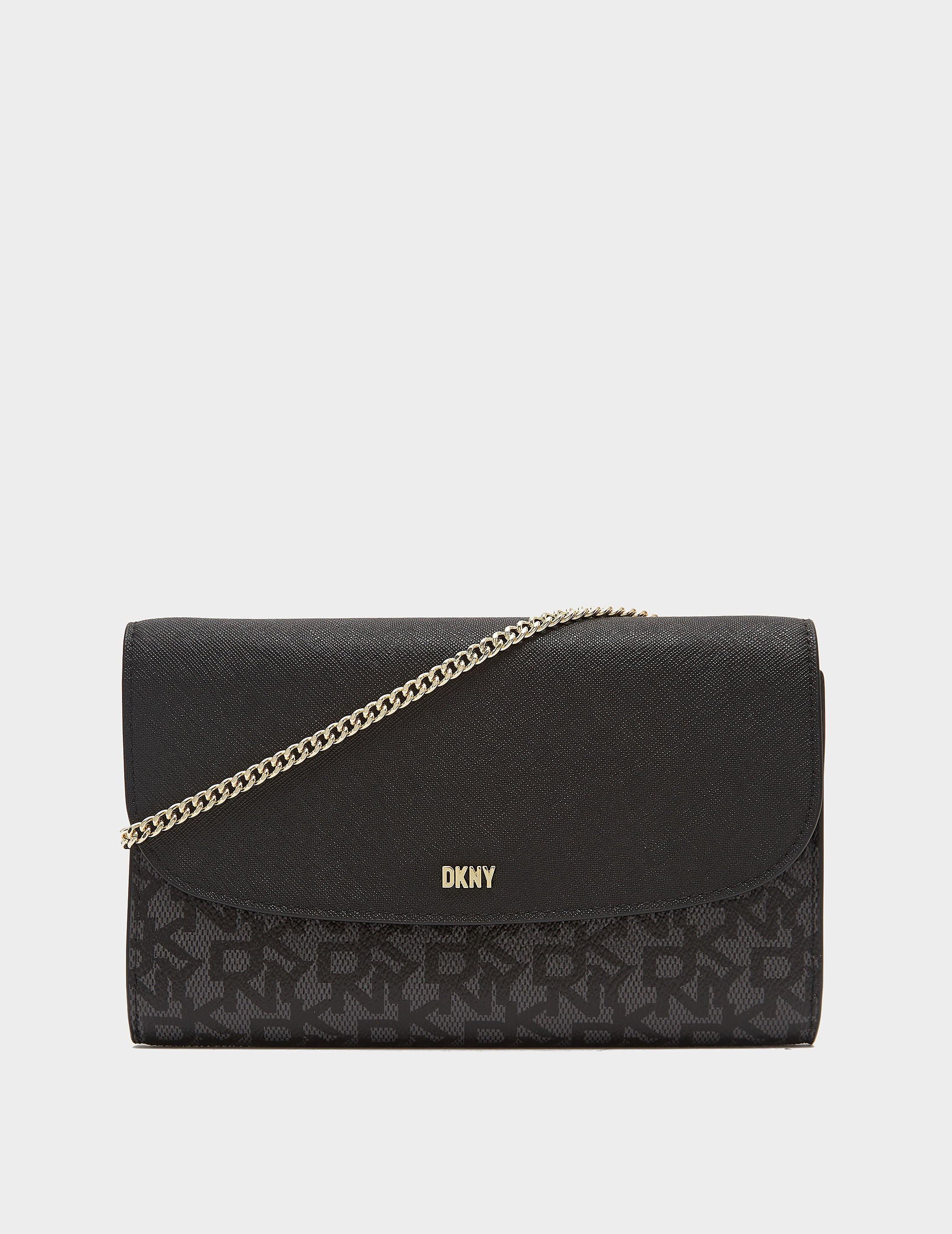 DKNY Sidney Logo Chain Wallet in Black Lyst