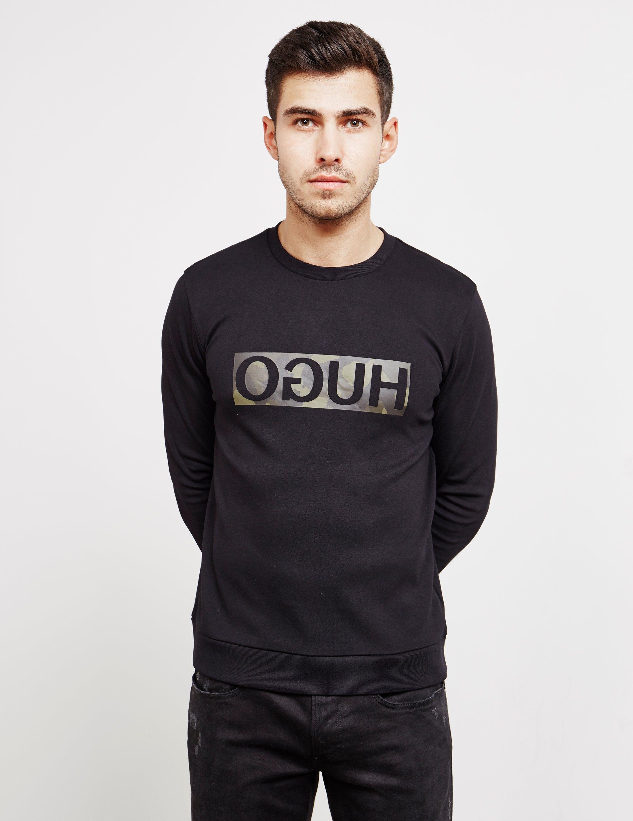 hugo camo sweatshirt