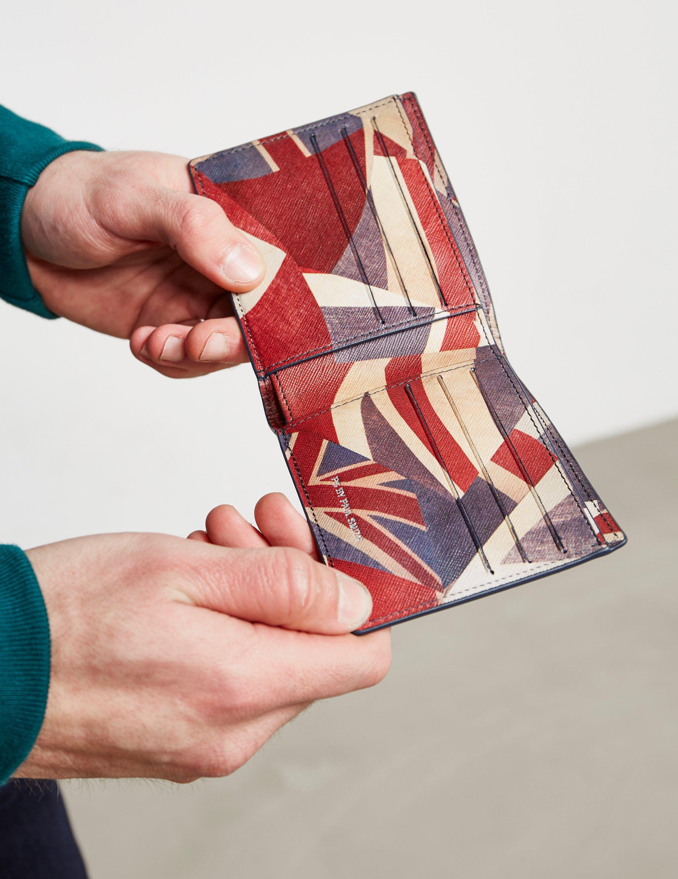 PS by Paul Smith Mens Union Jack Wallet Navy Blue for Men | Lyst