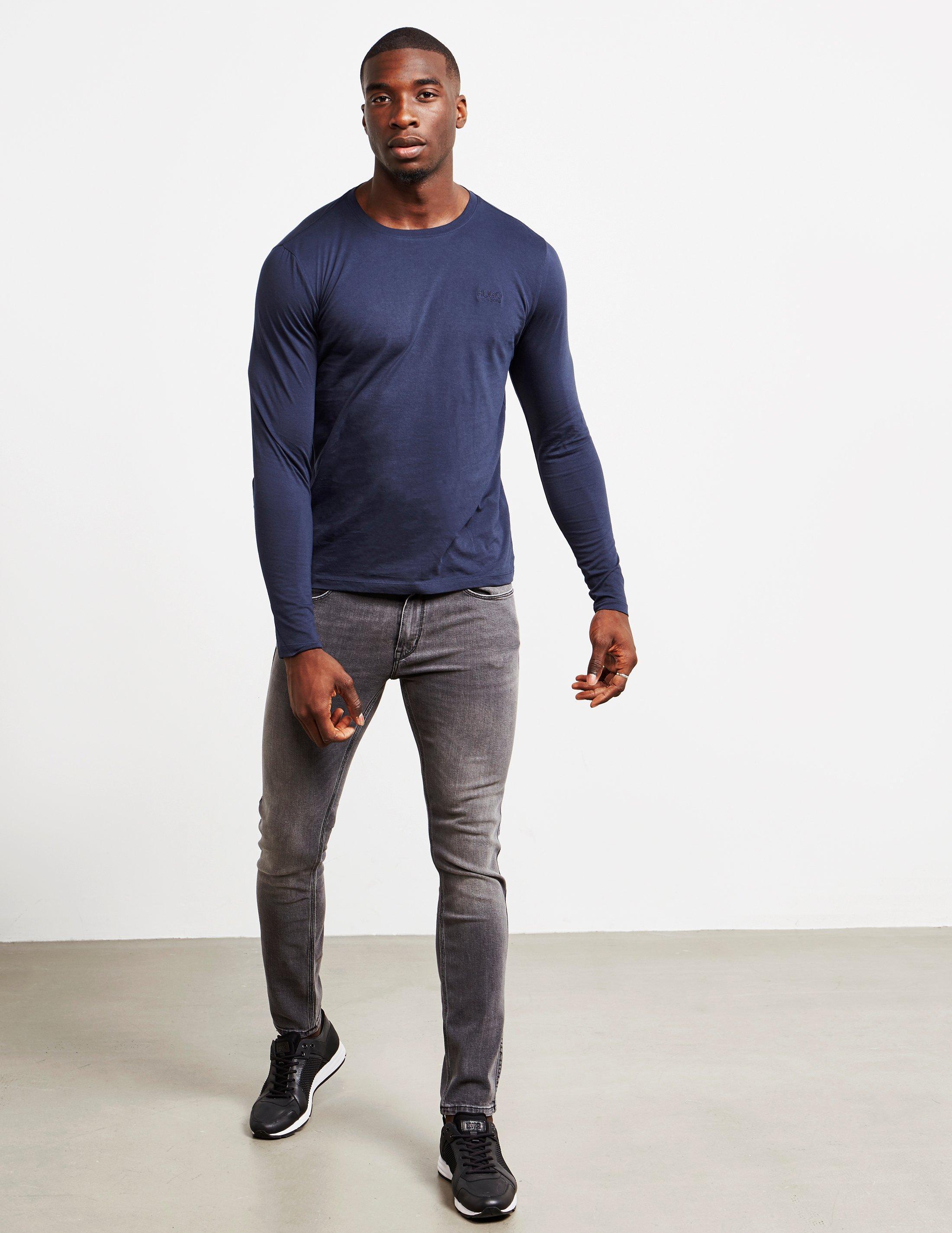 HUGO Denim 734 Skinny Jeans Grey in Gray for Men | Lyst