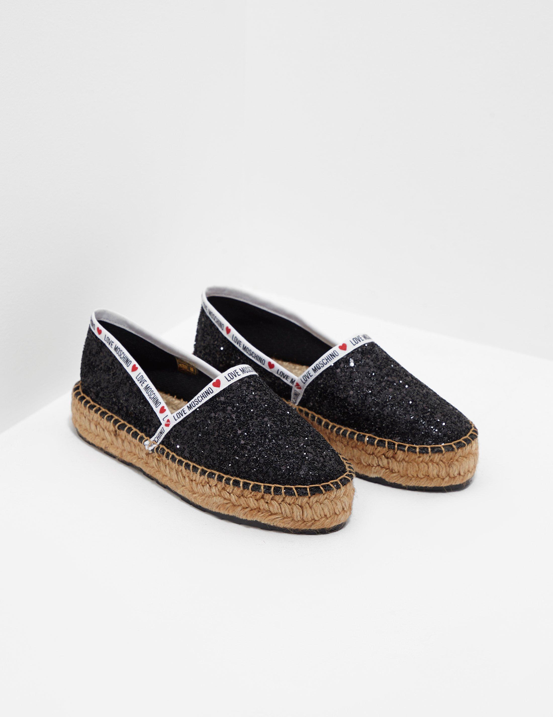 moschino espadrilles black