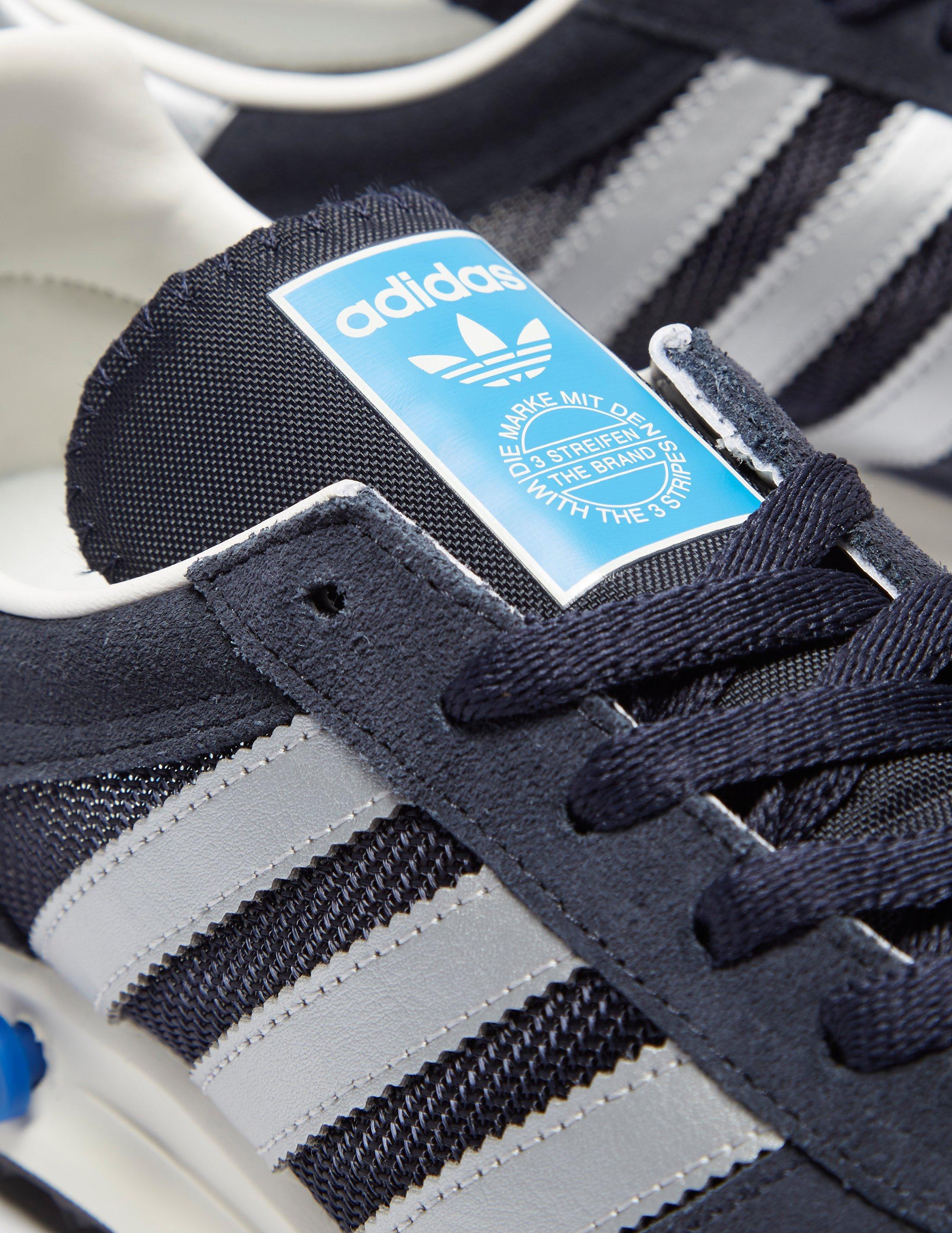 adidas Originals Mens La Trainer Og Navy/silver in Blue for Men | Lyst