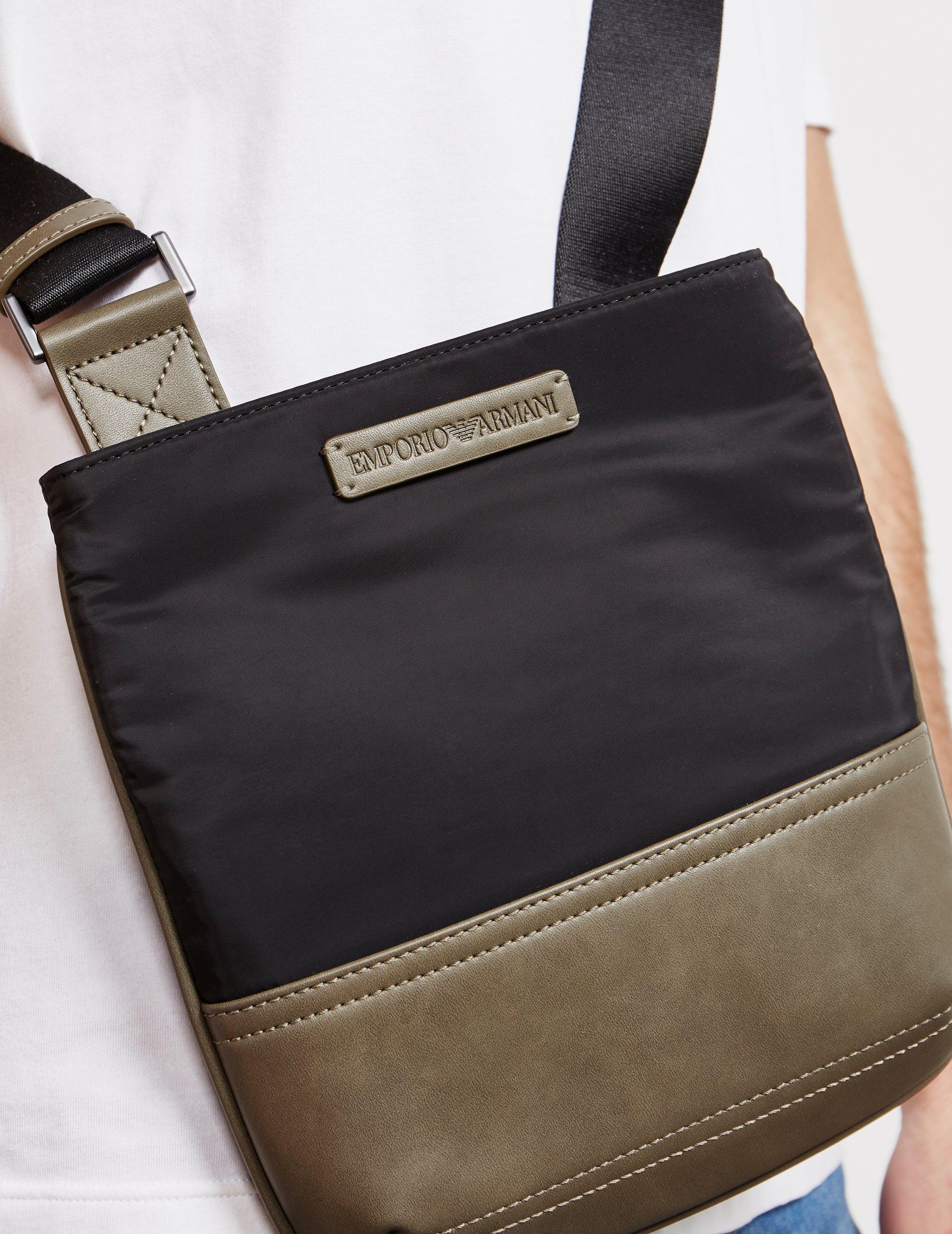 armani pouch tessuti