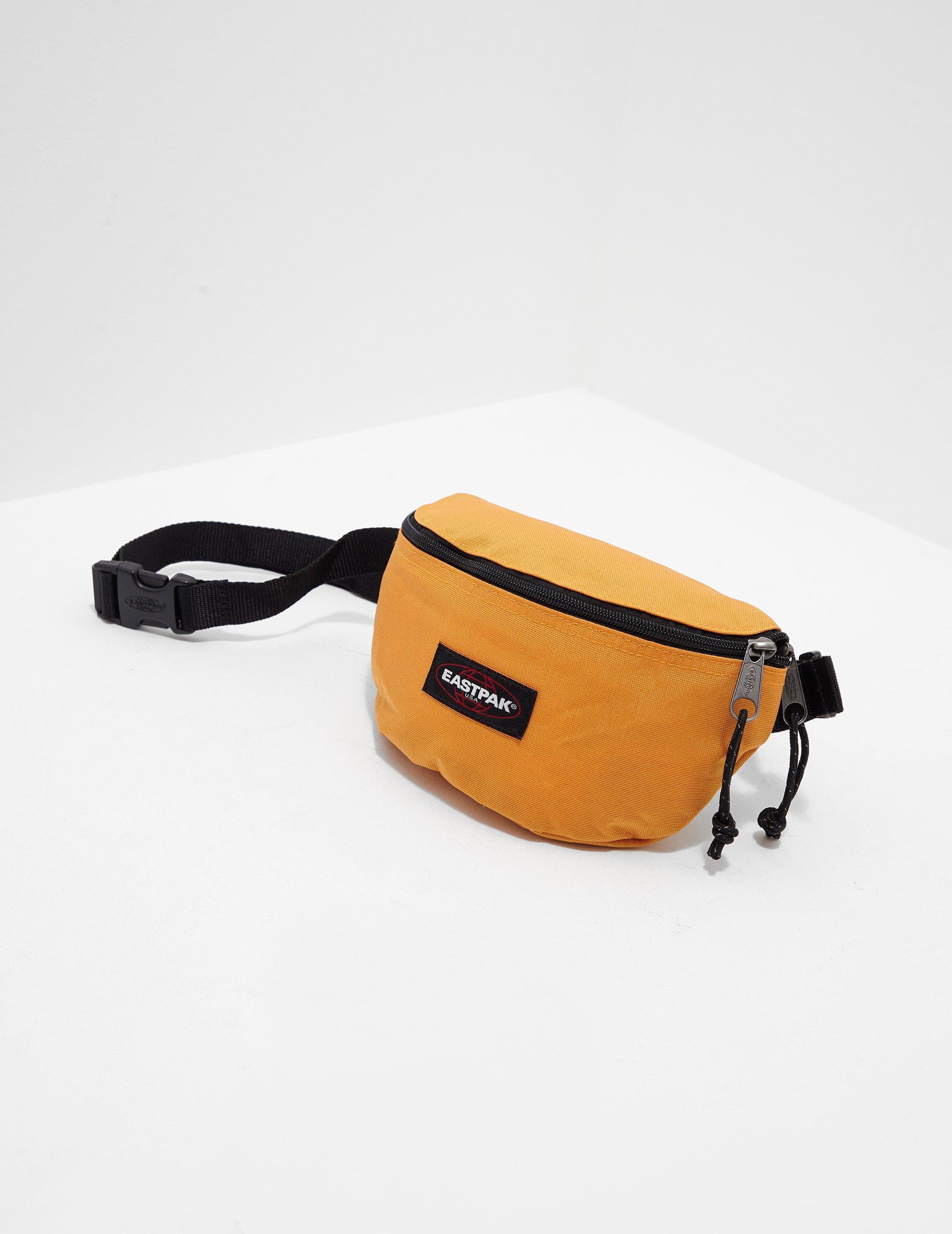yellow eastpak bum bag
