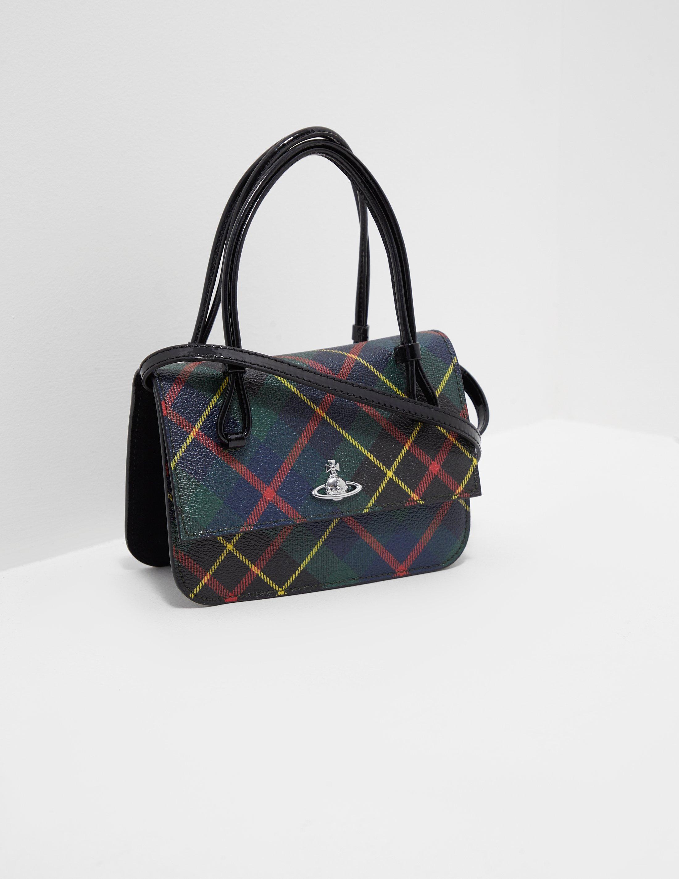 Vivienne Westwood Edinburgh Small Tartan Bag Green Lyst