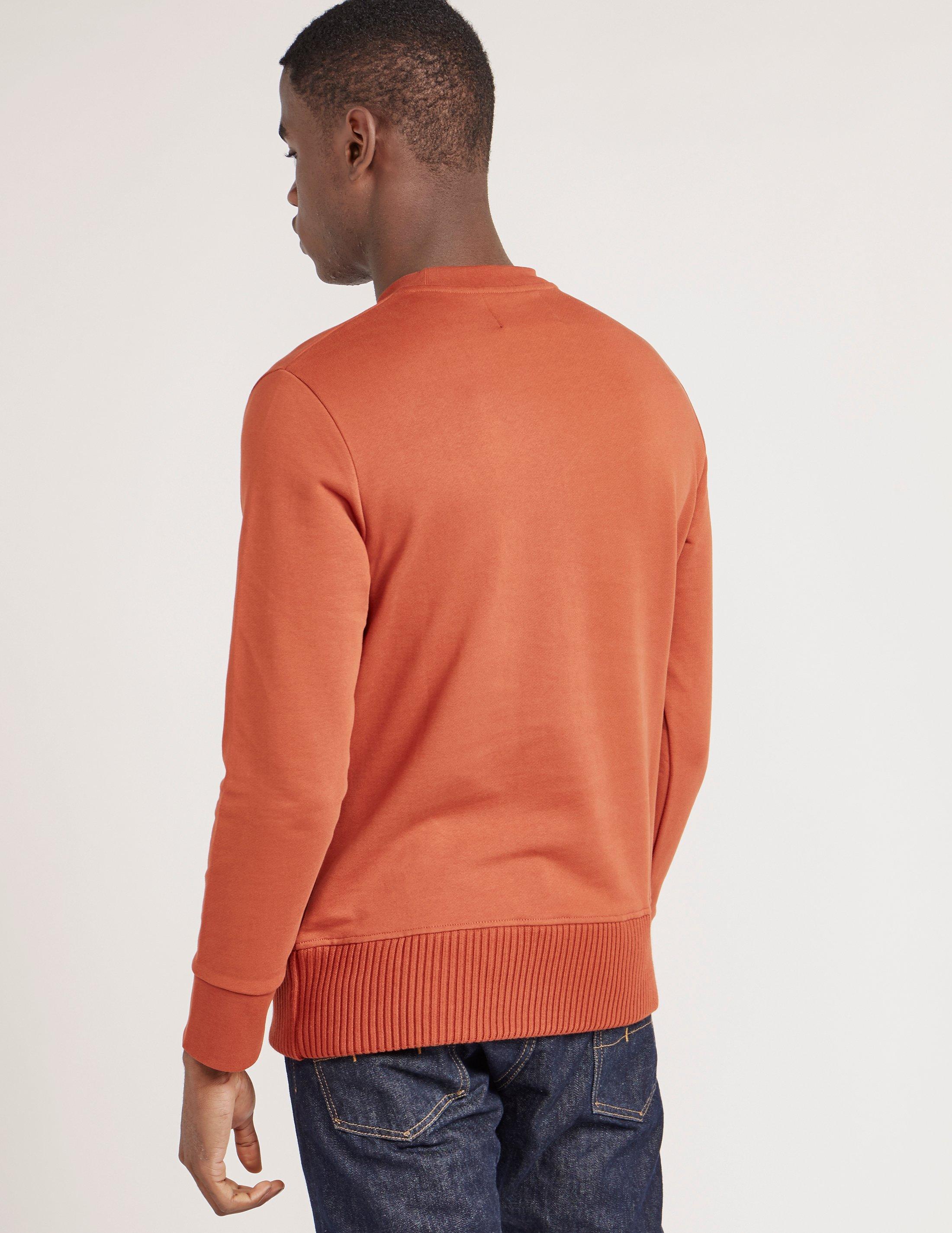 orange fred perry jumper