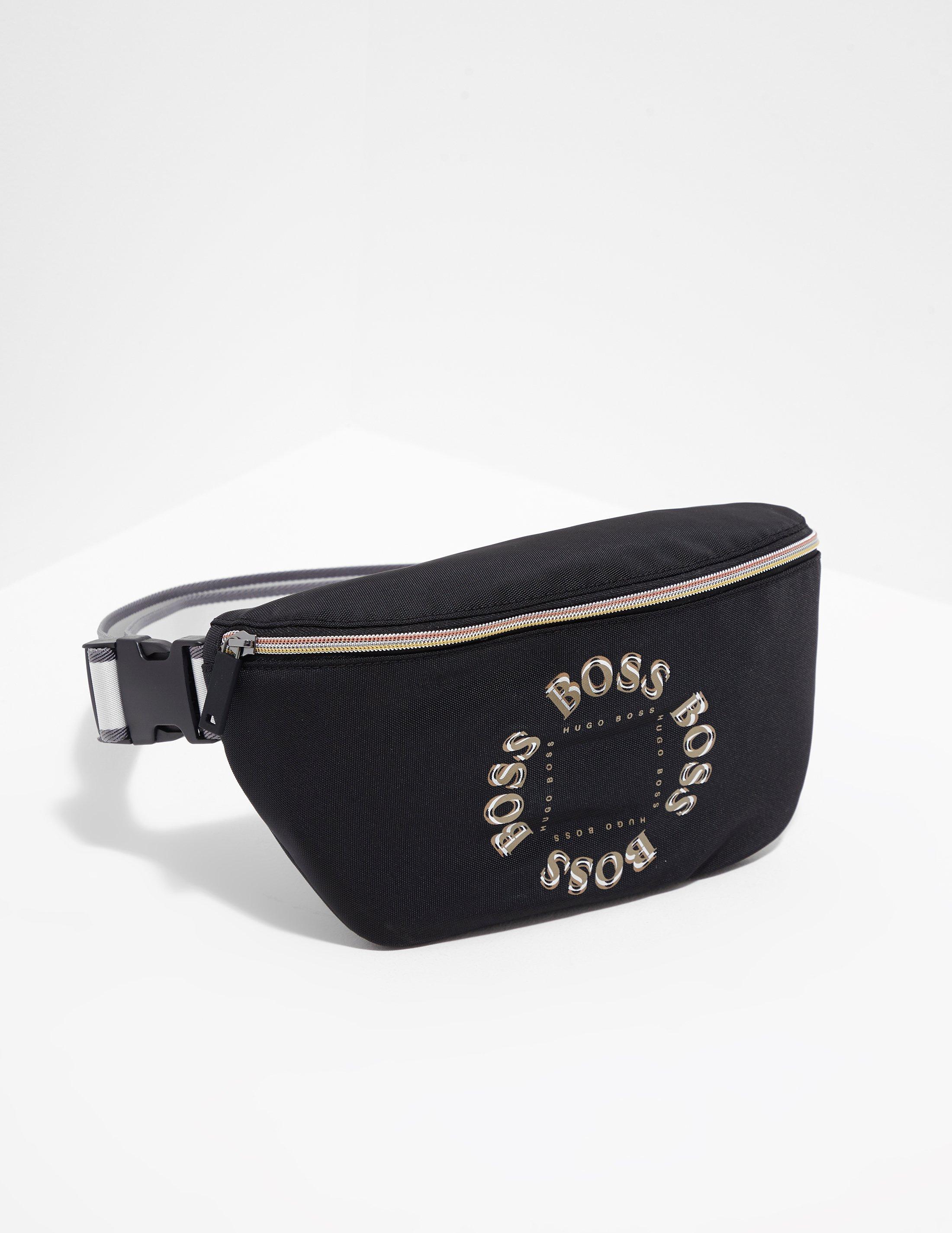 BOSS by Hugo Boss Circle Logo Bum Bag Black for Men Lyst